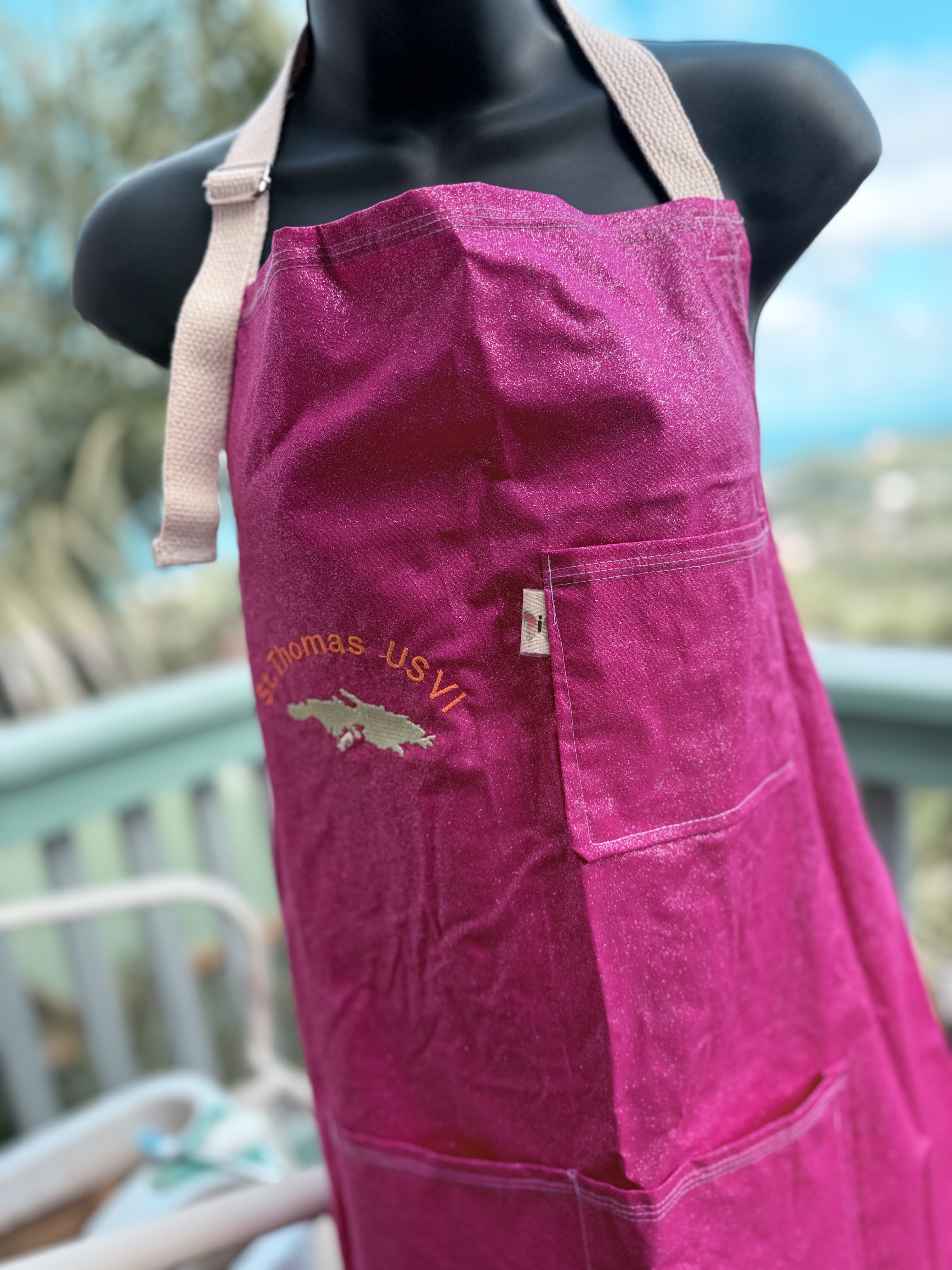 Deeply Pink Virgin Apron