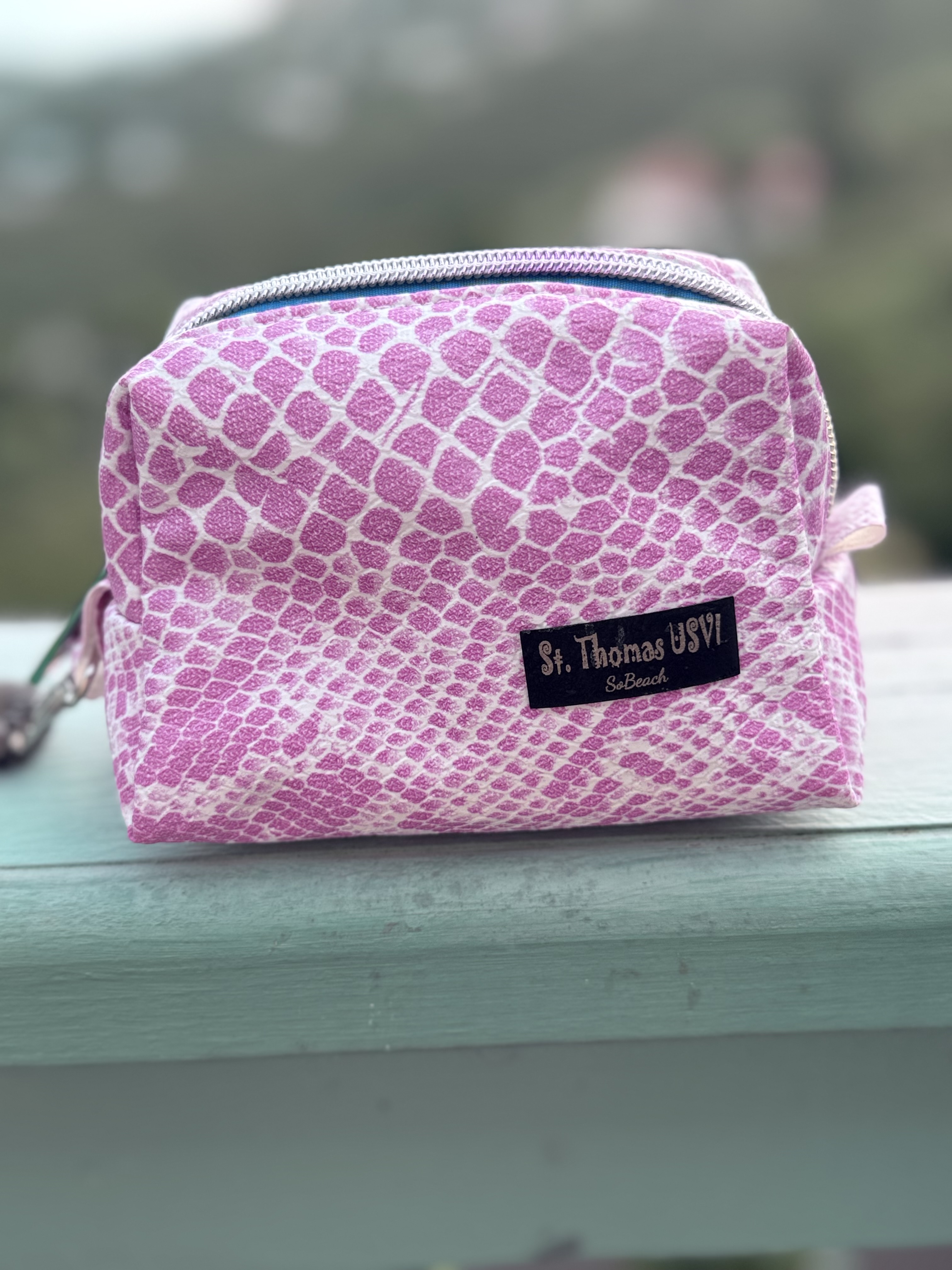 Pink Coral Bag Charm