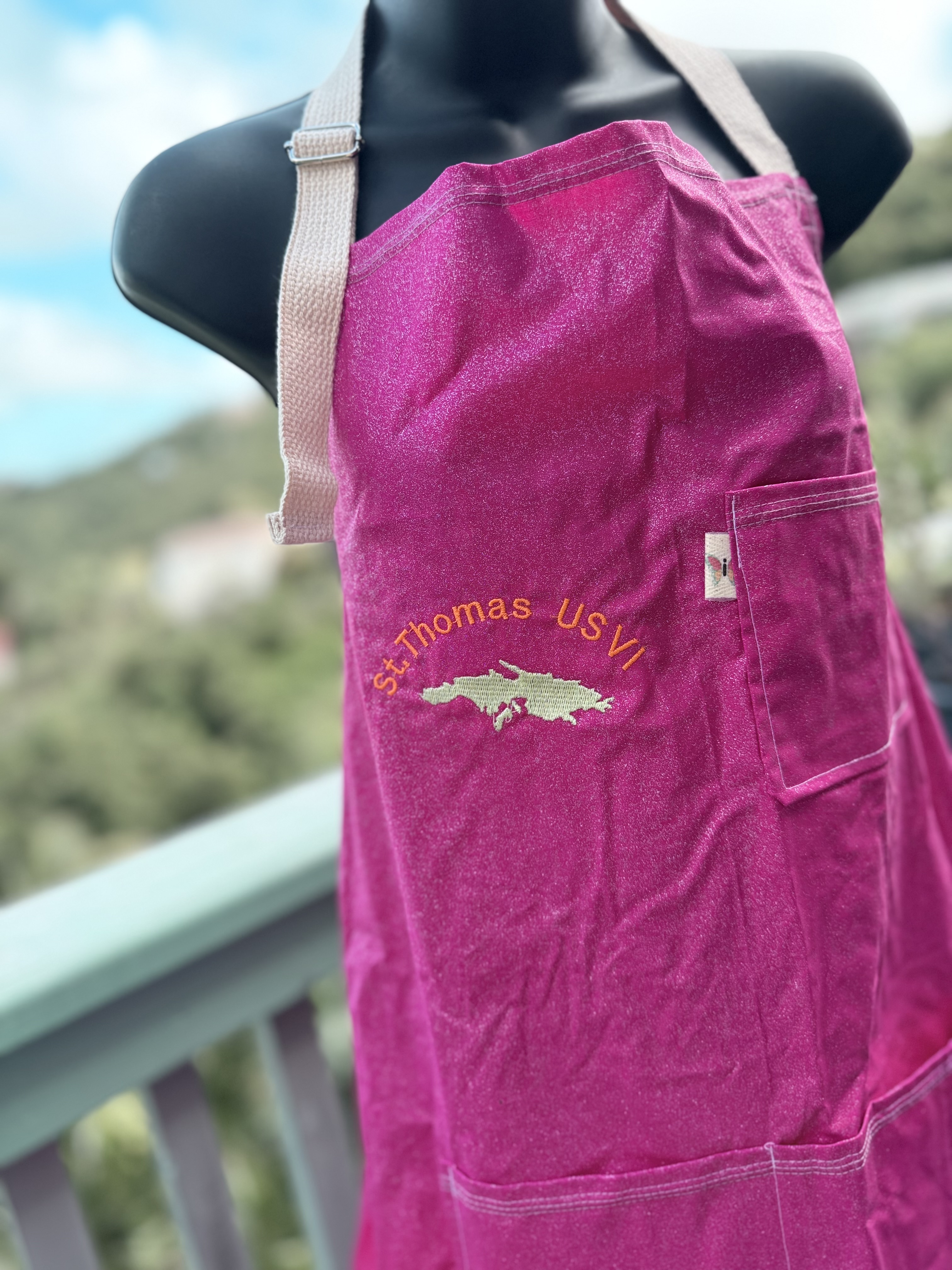 Deeply Pink Virgin Apron