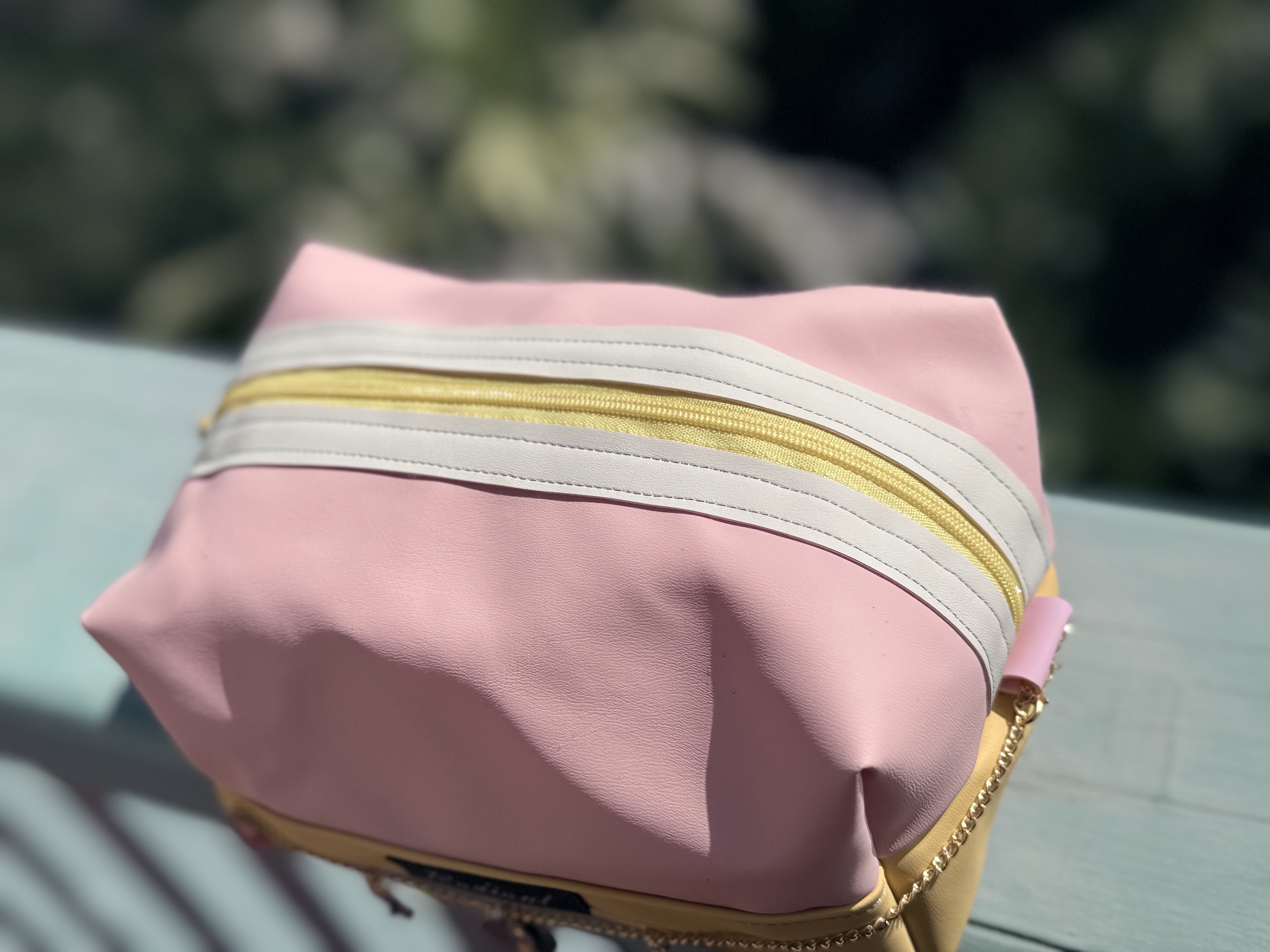 Banana Cream Charm Travel Pouch