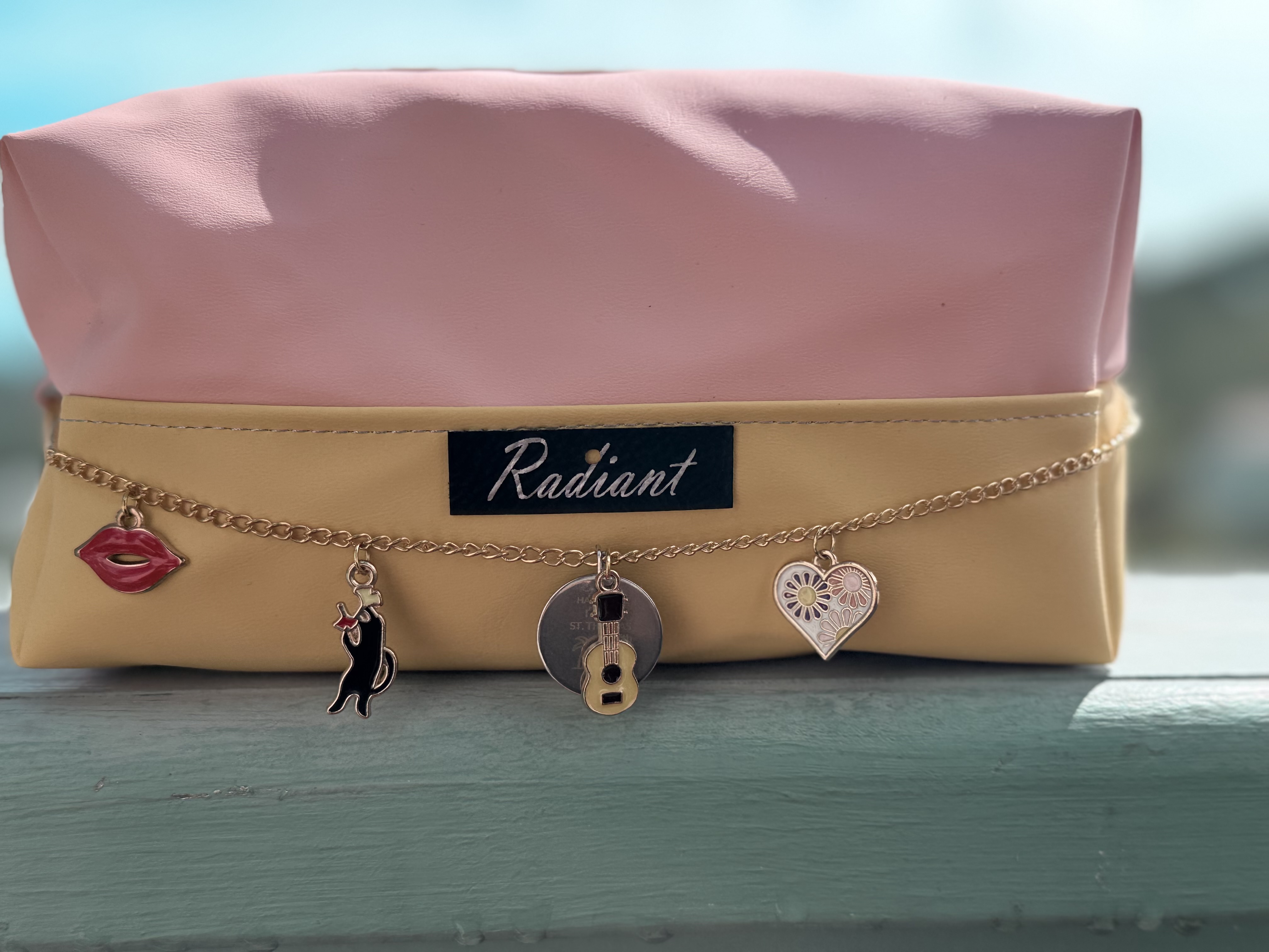 Banana Cream Charm Travel Pouch