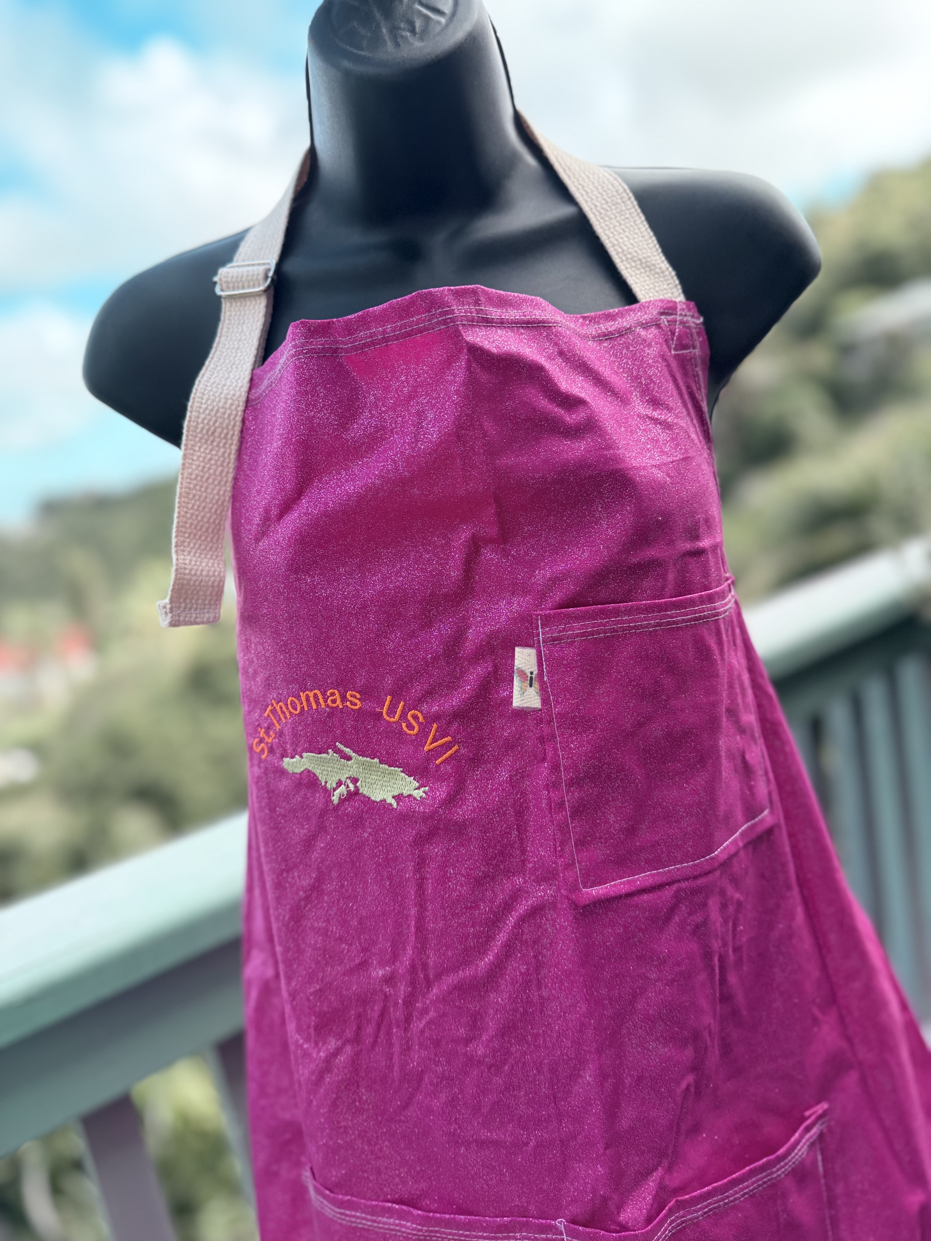 Deeply Pink Virgin Apron