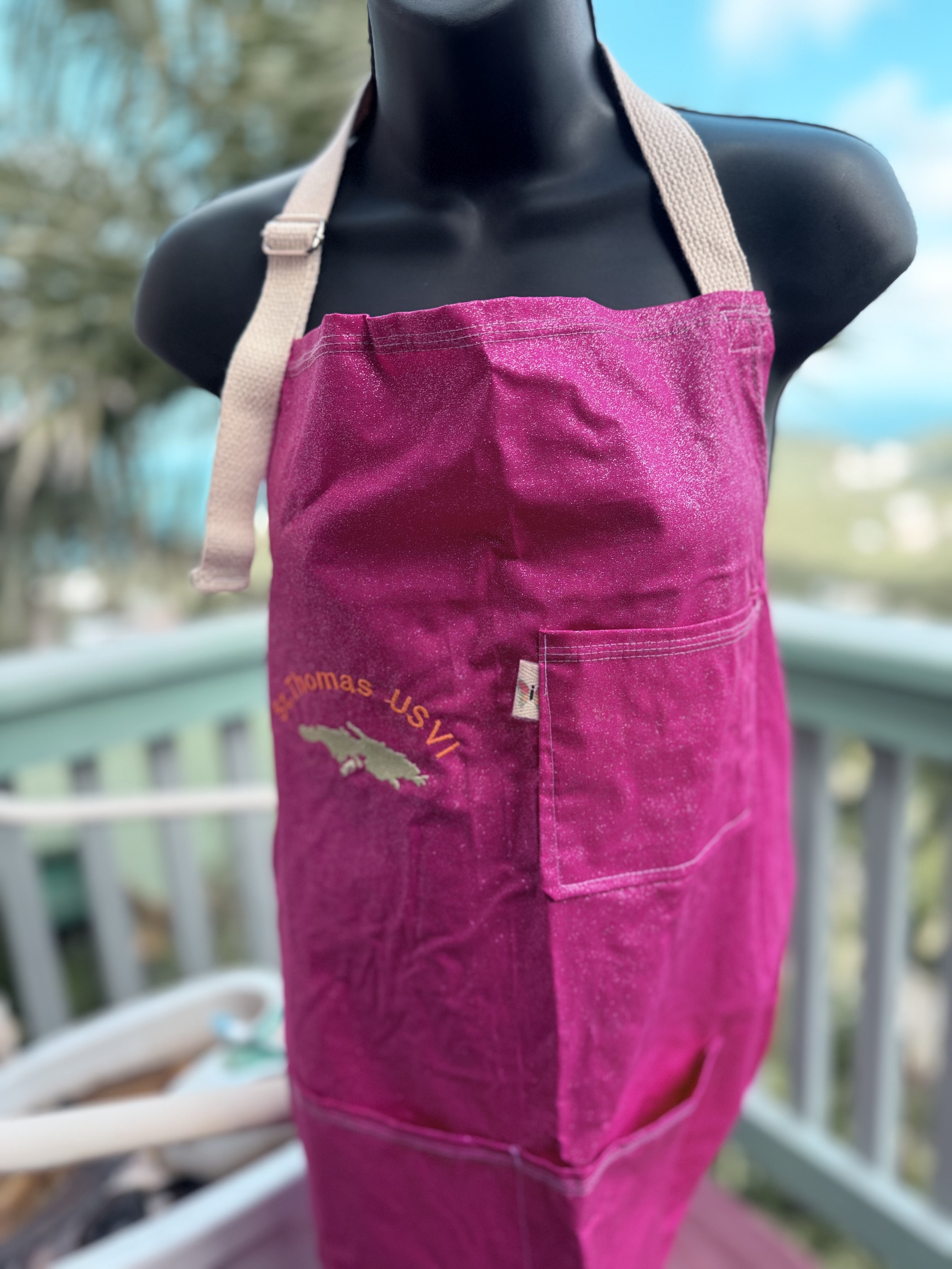 Deeply Pink Virgin Apron