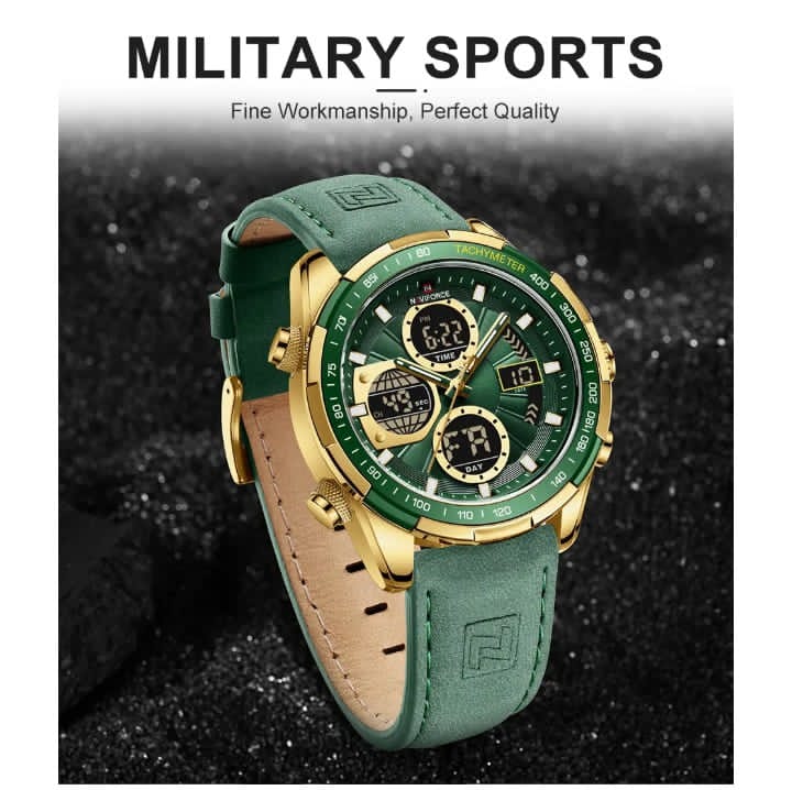Naviforce NF9191 – Premium Dual Display Military Sports Watch
