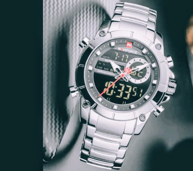 Naviforce NF9163 – Premium Dual Display Men’s Sports Watch