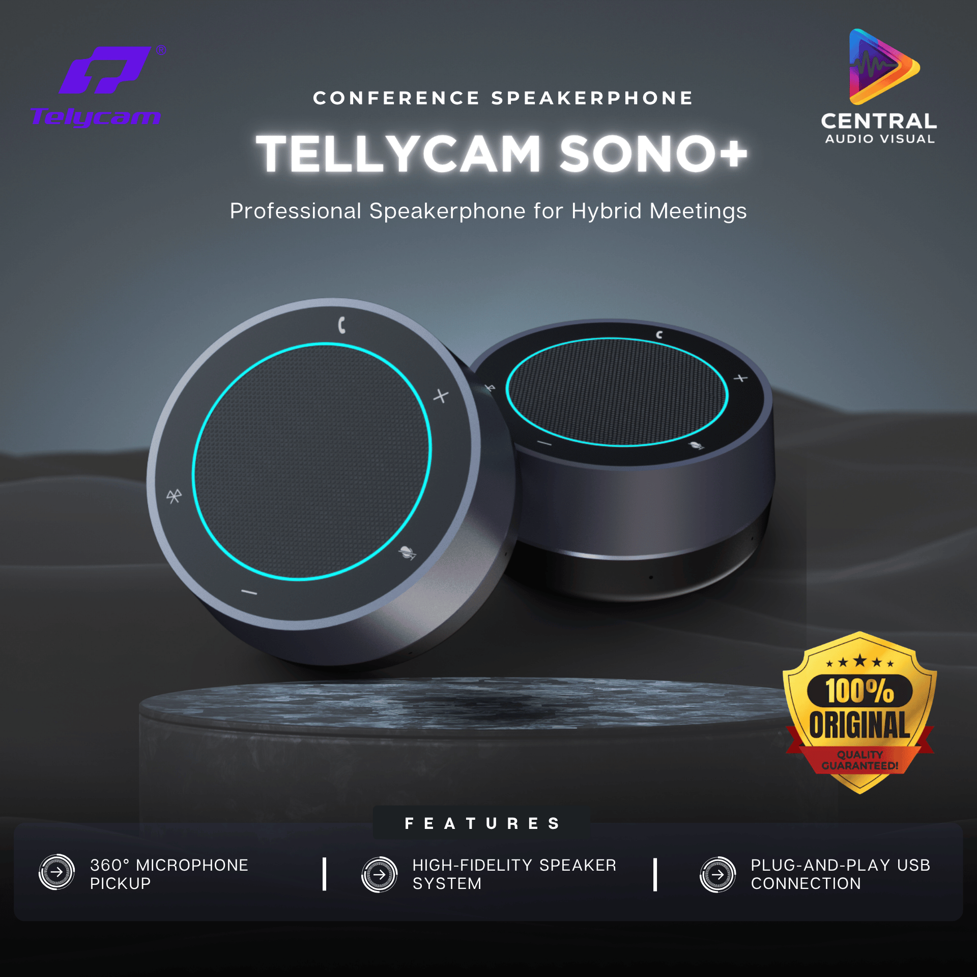 Tellycam Sono+ Speakerphone