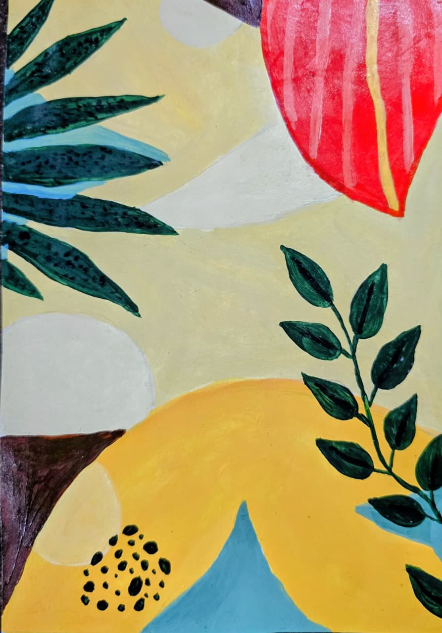 Modern Boho Botanical Wall Art