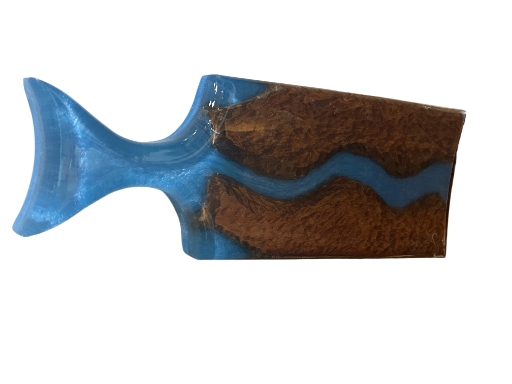 Handcrafted Resin and Ancient Kauri Wood Serving Board