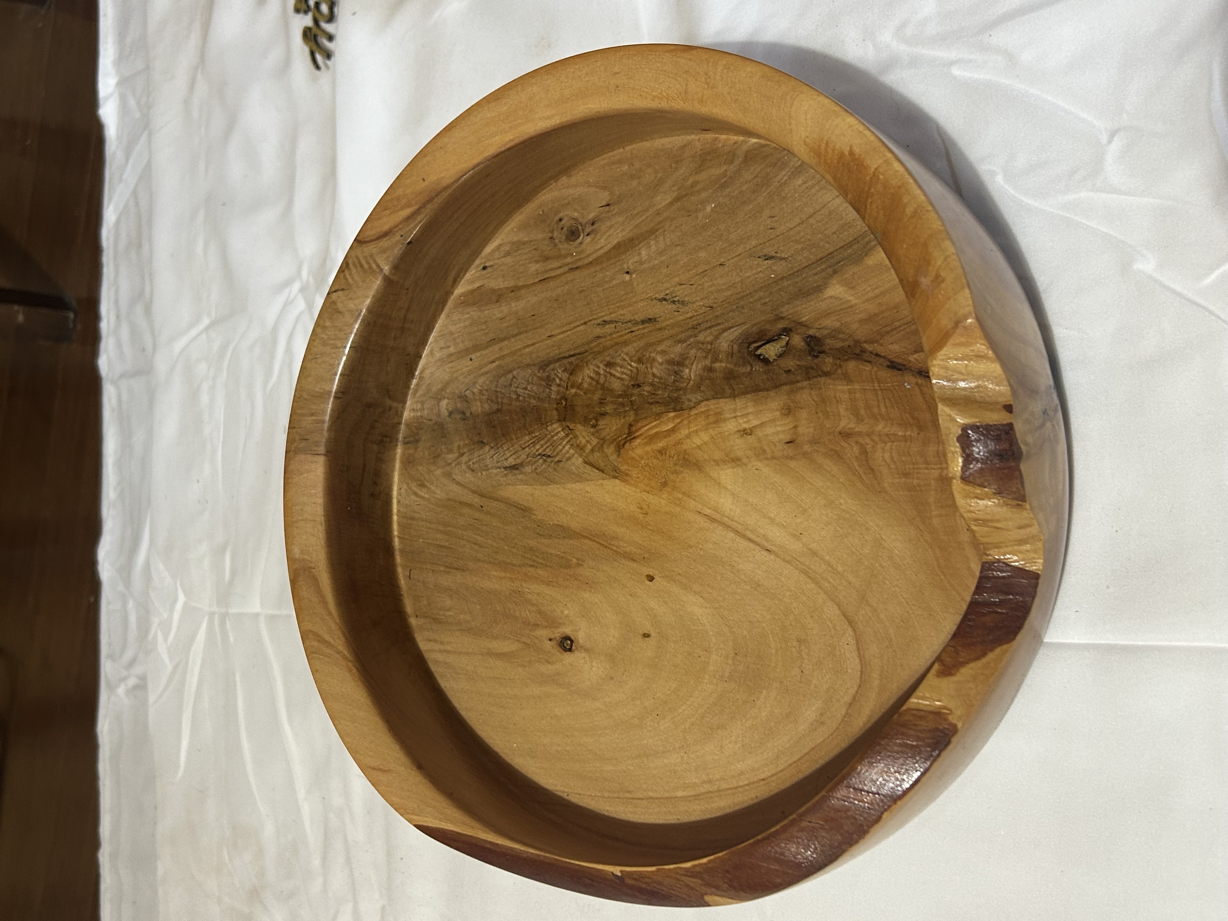 Handcrafted Wooden Fruit Bowl