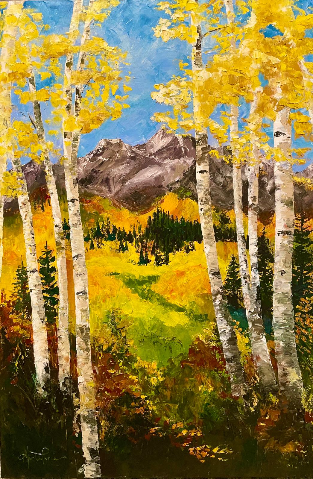 Fields of Gold and Fire 24x36in (61x91cm)