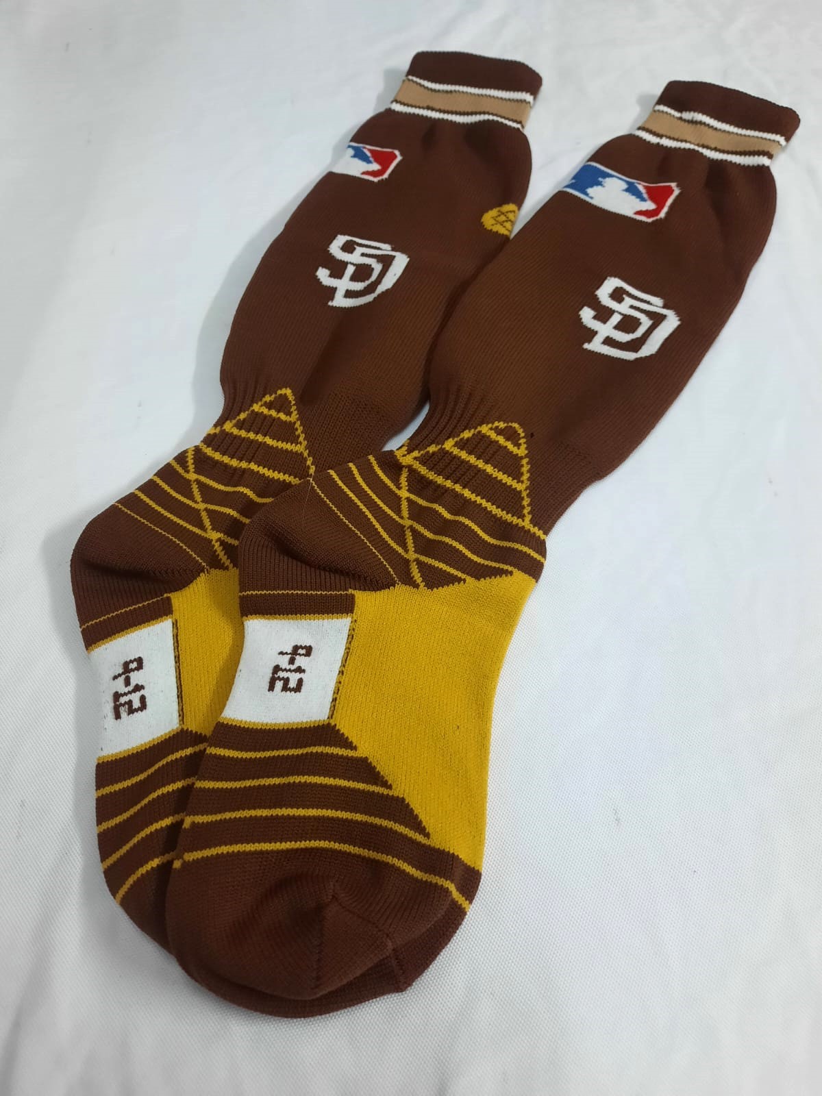 Calcetas deportivas de los Padres San Diego Marrón