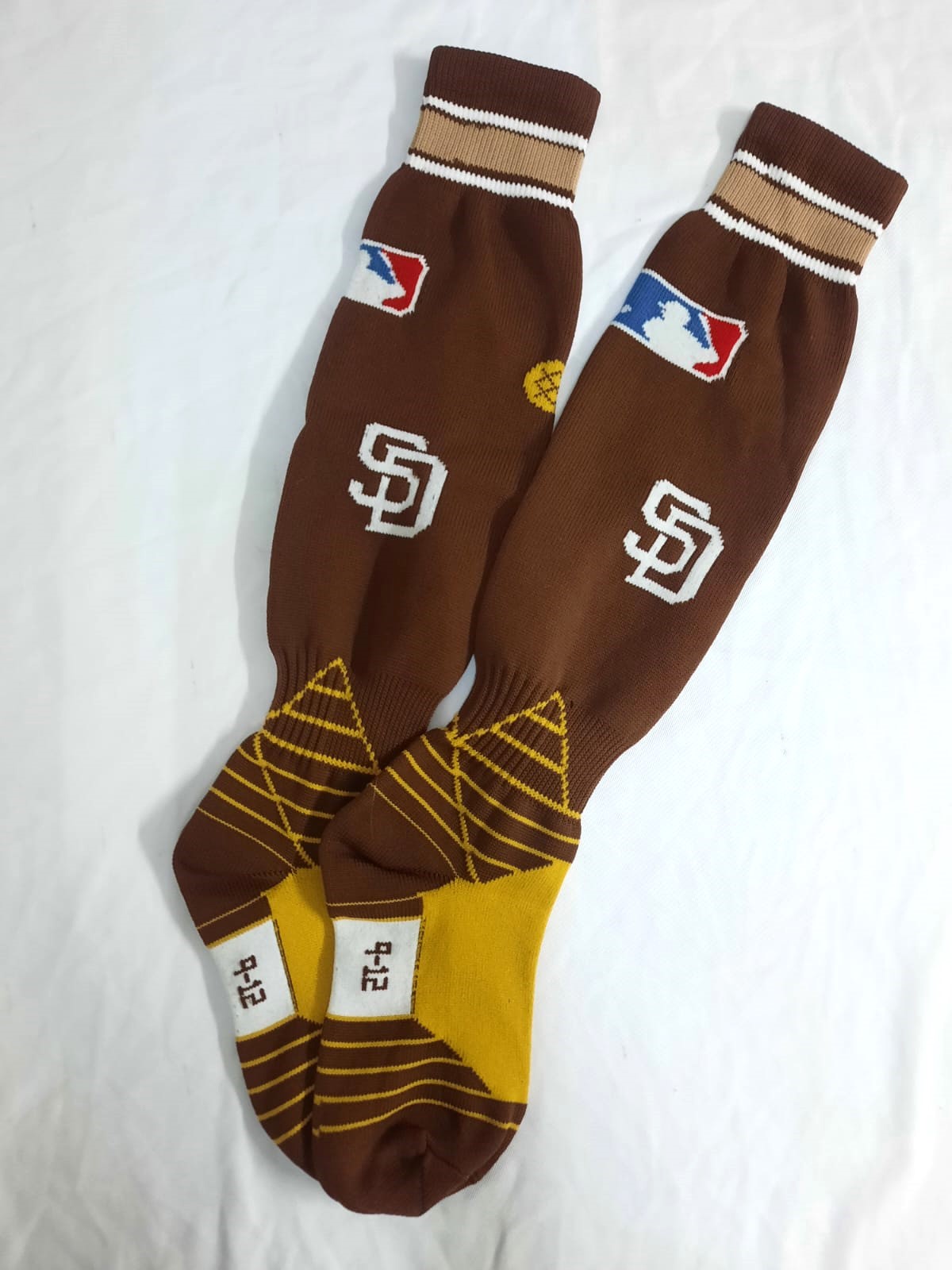 Calcetas deportivas de los Padres San Diego Marrón