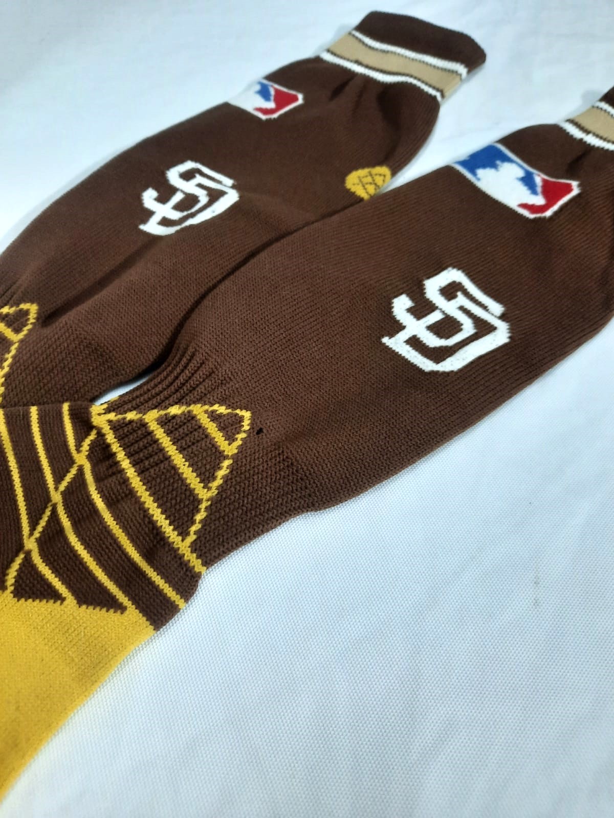 Calcetas deportivas de los Padres San Diego Marrón