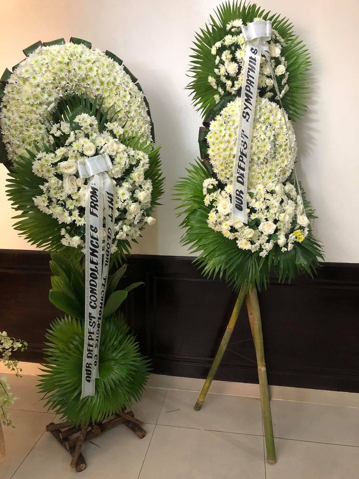 Sympathy Funeral Flower Stand