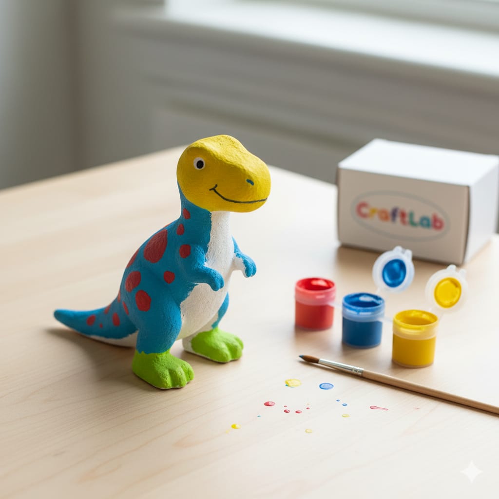 Paintable Dinosaur Craft Kit