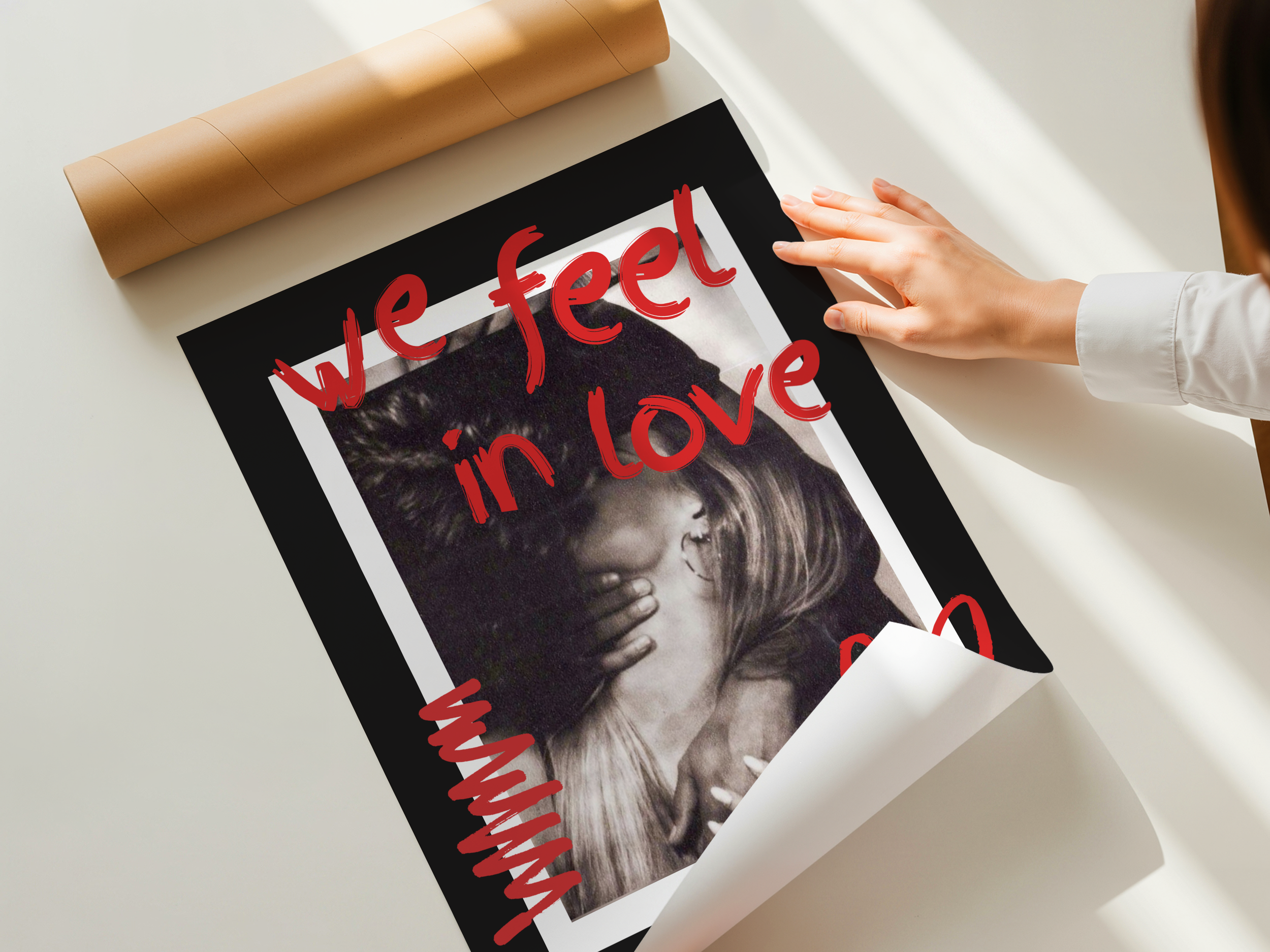 Editable Couple Photo Poster Template