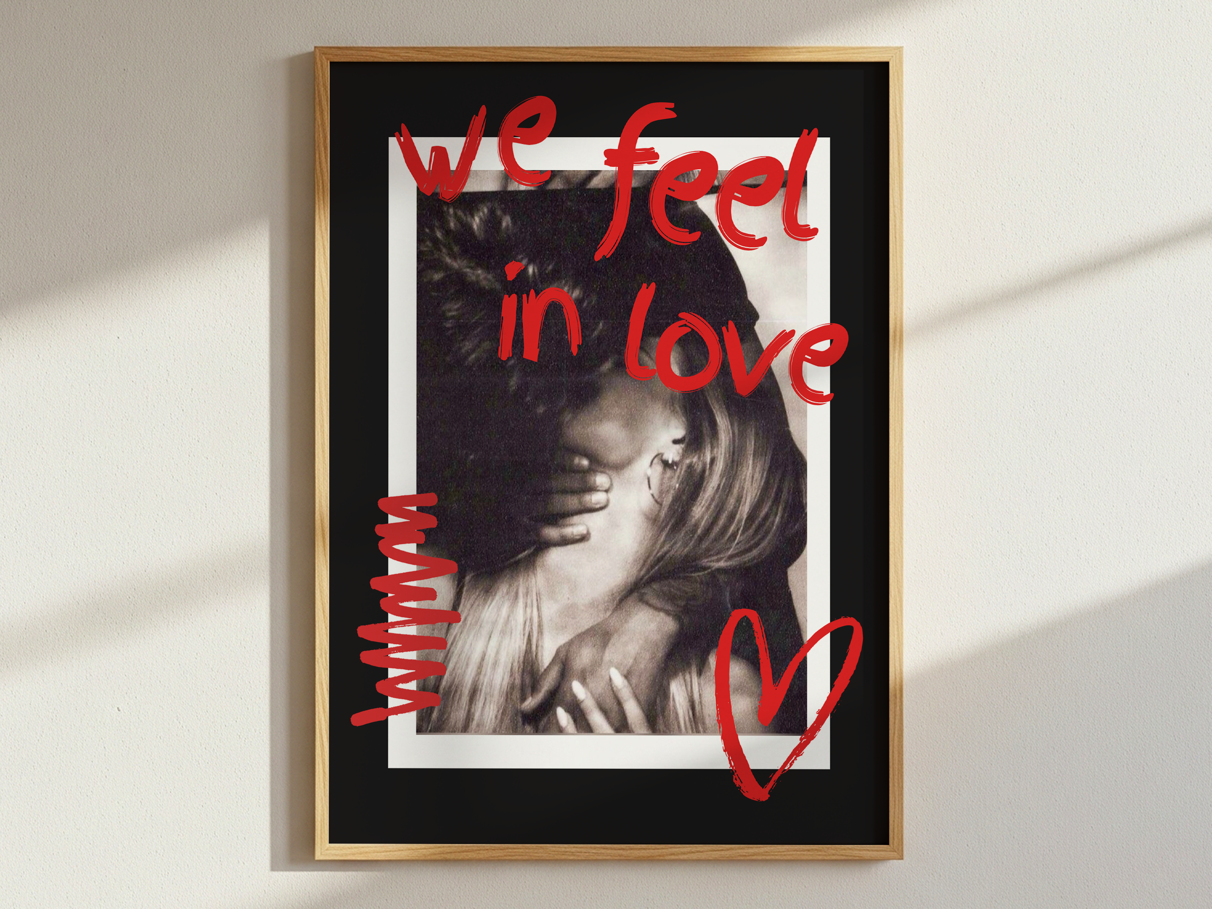 Editable Couple Photo Poster Template