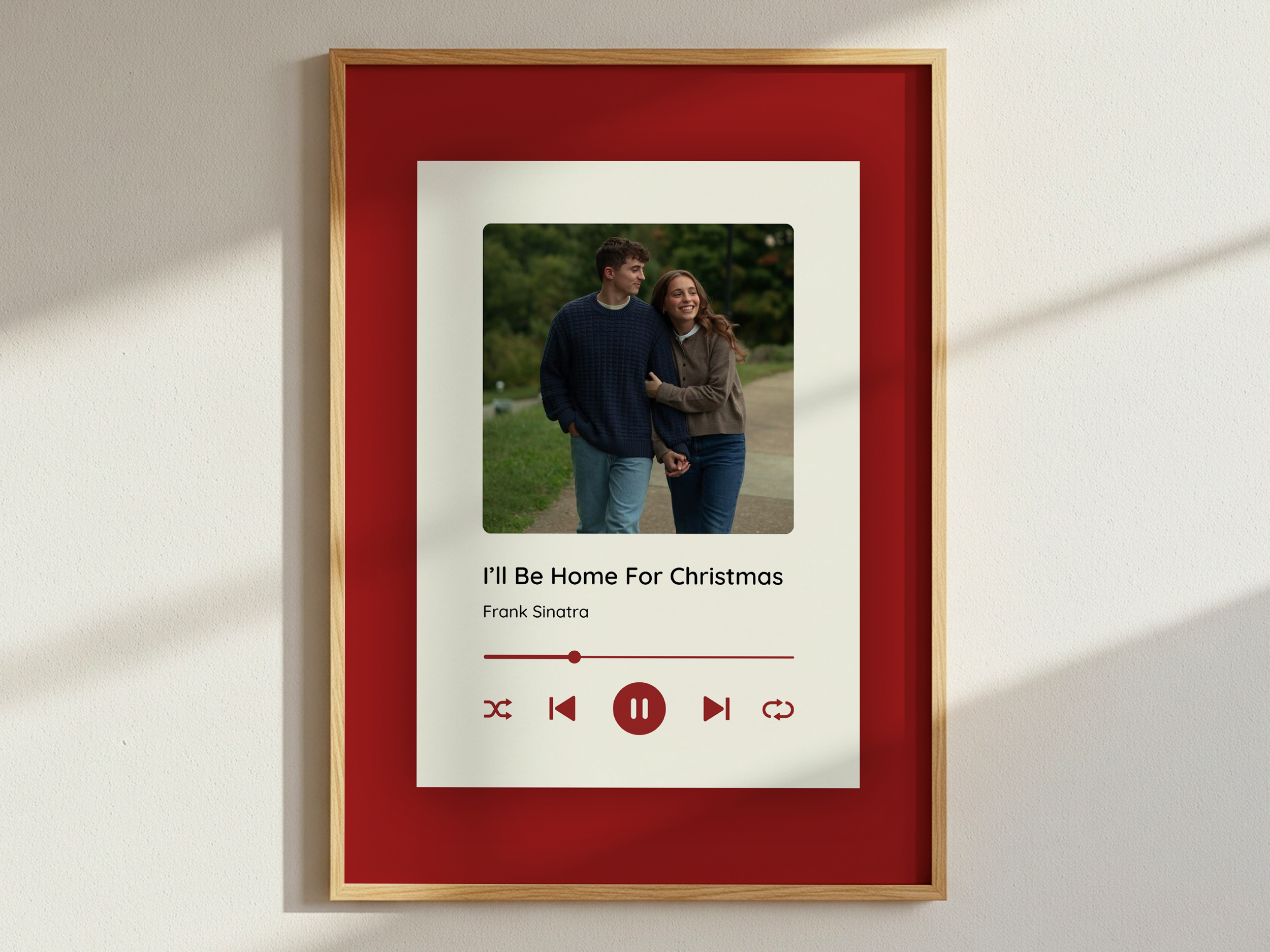 Editable Couple Music Player Poster Template