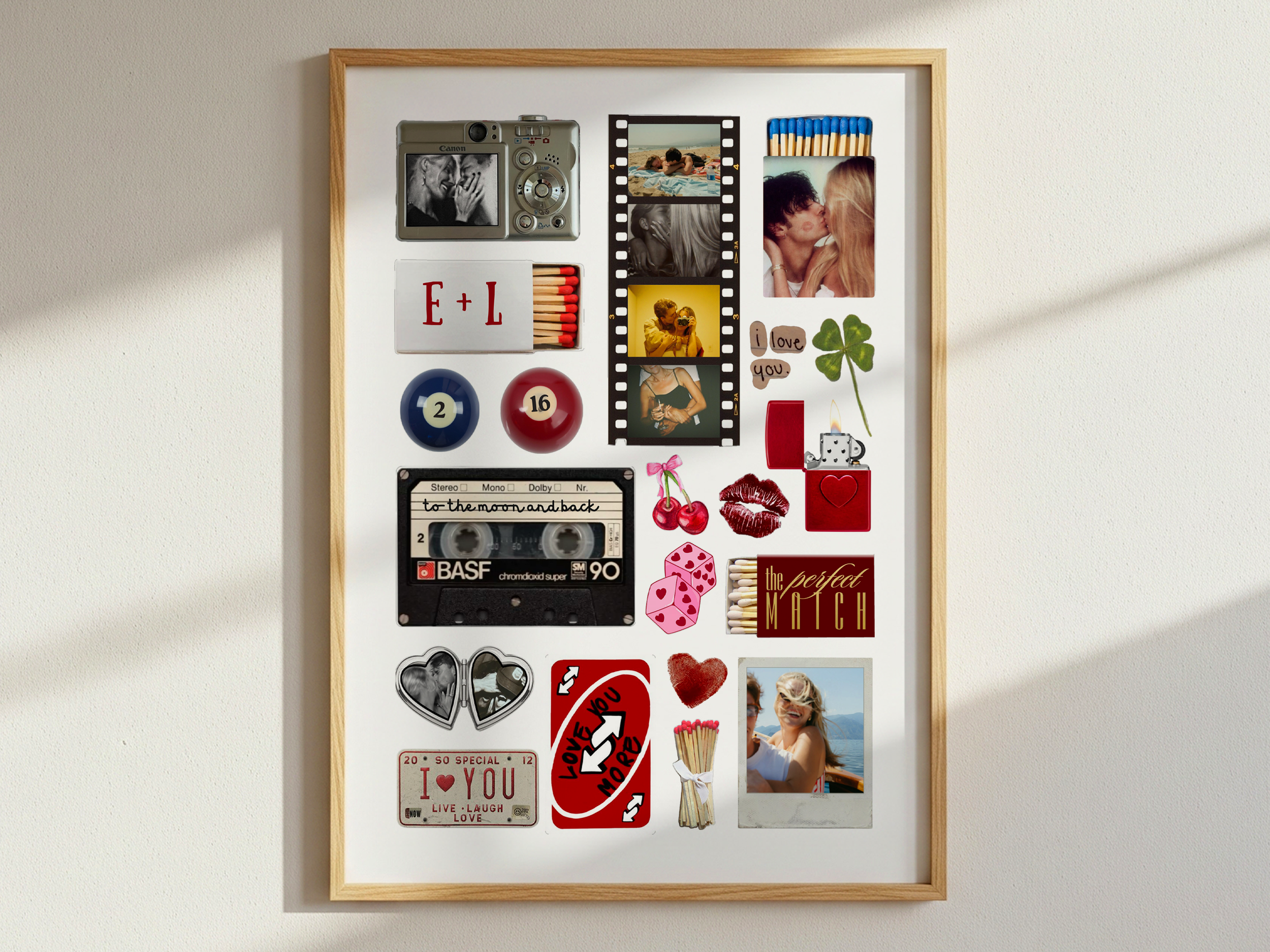 Editable Couple Matchbook Template