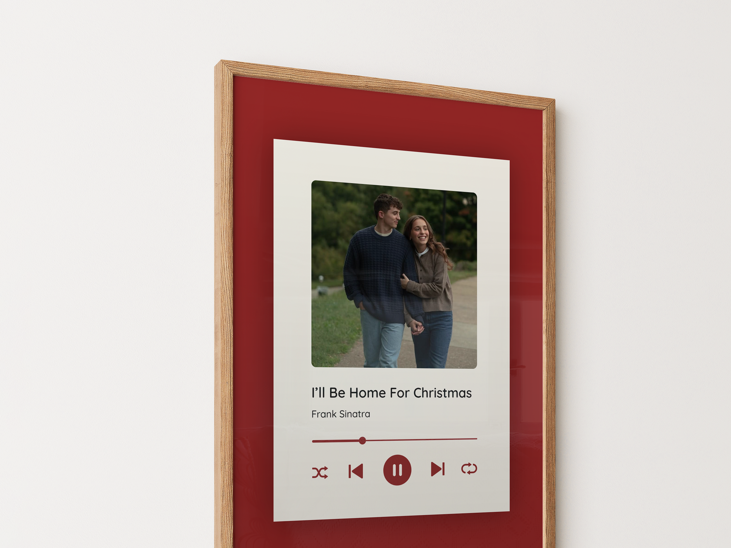 Editable Couple Music Player Poster Template