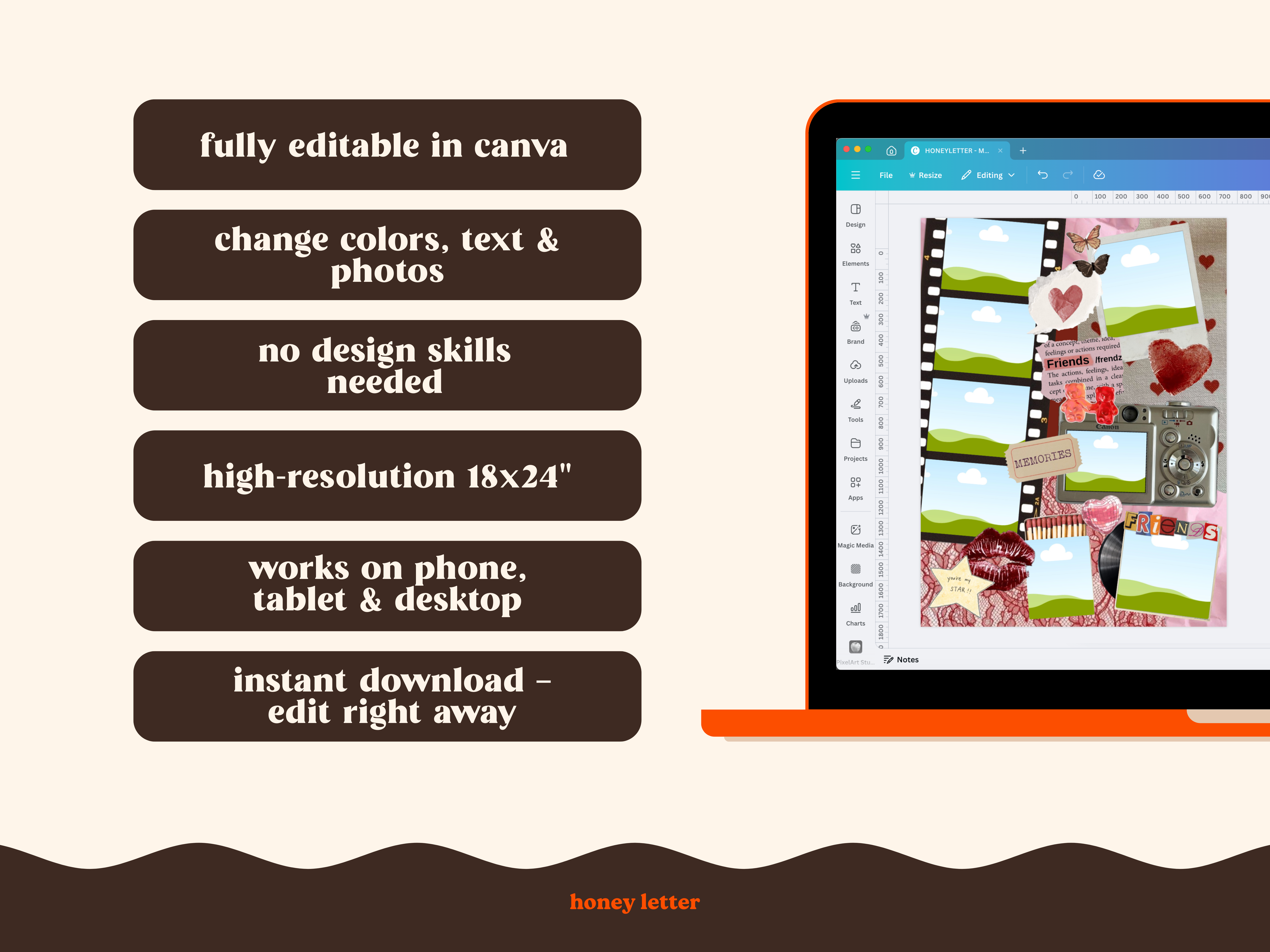 Best Friend Poster Template