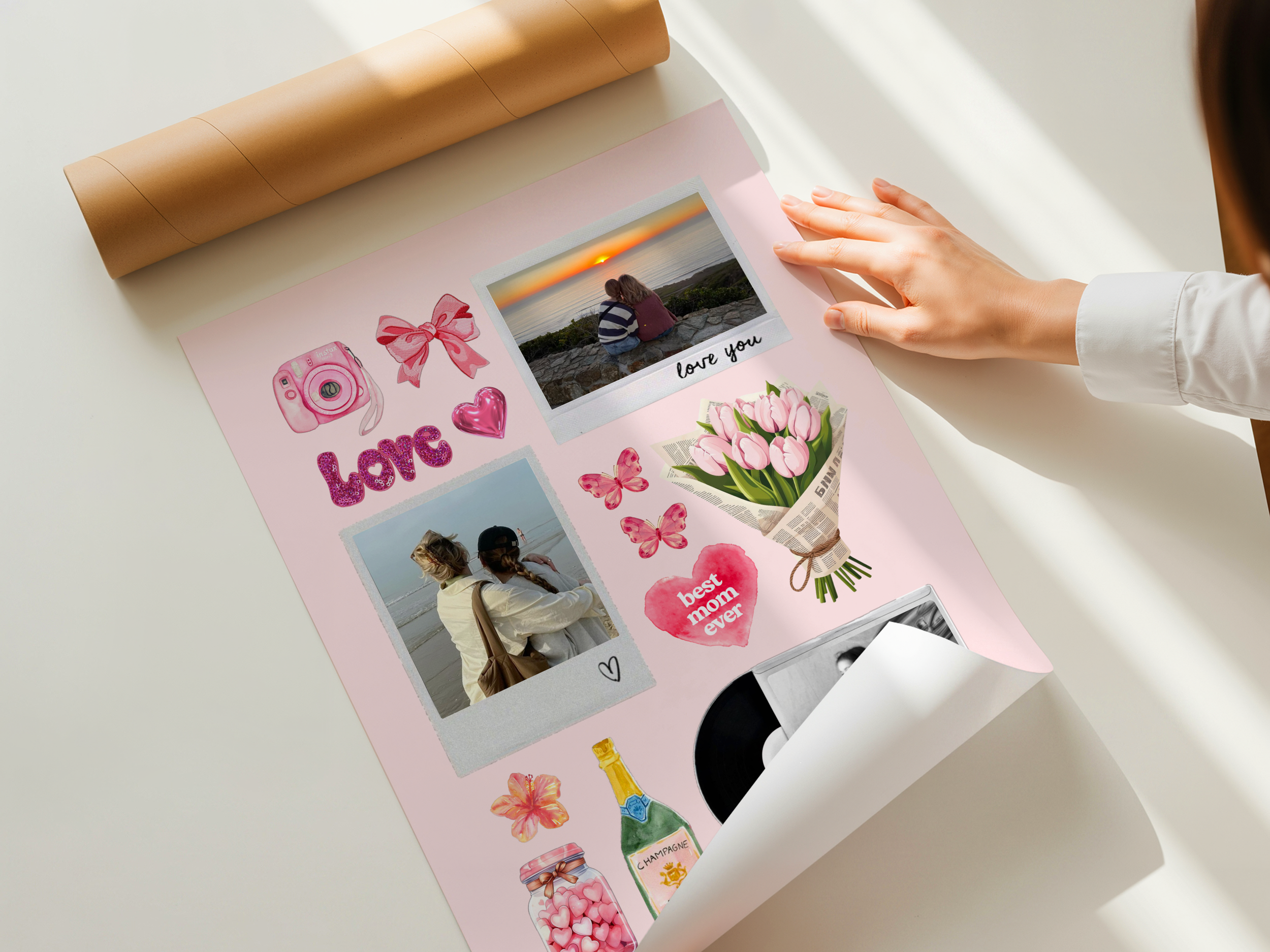 Editable Mother Matchbook Poster Template