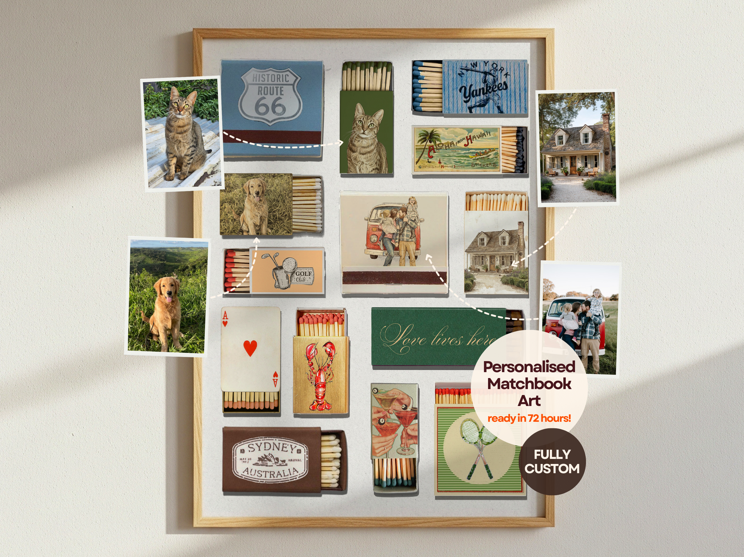 Custom Matchbox Poster