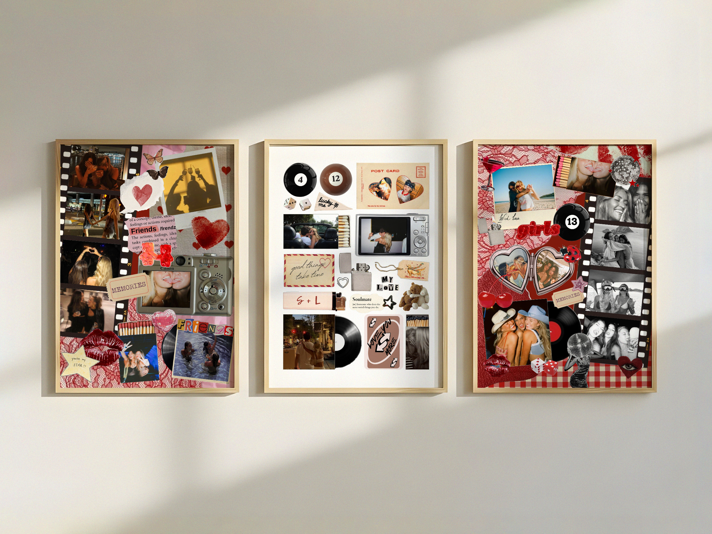 BFF & BF Poster Template Bundle