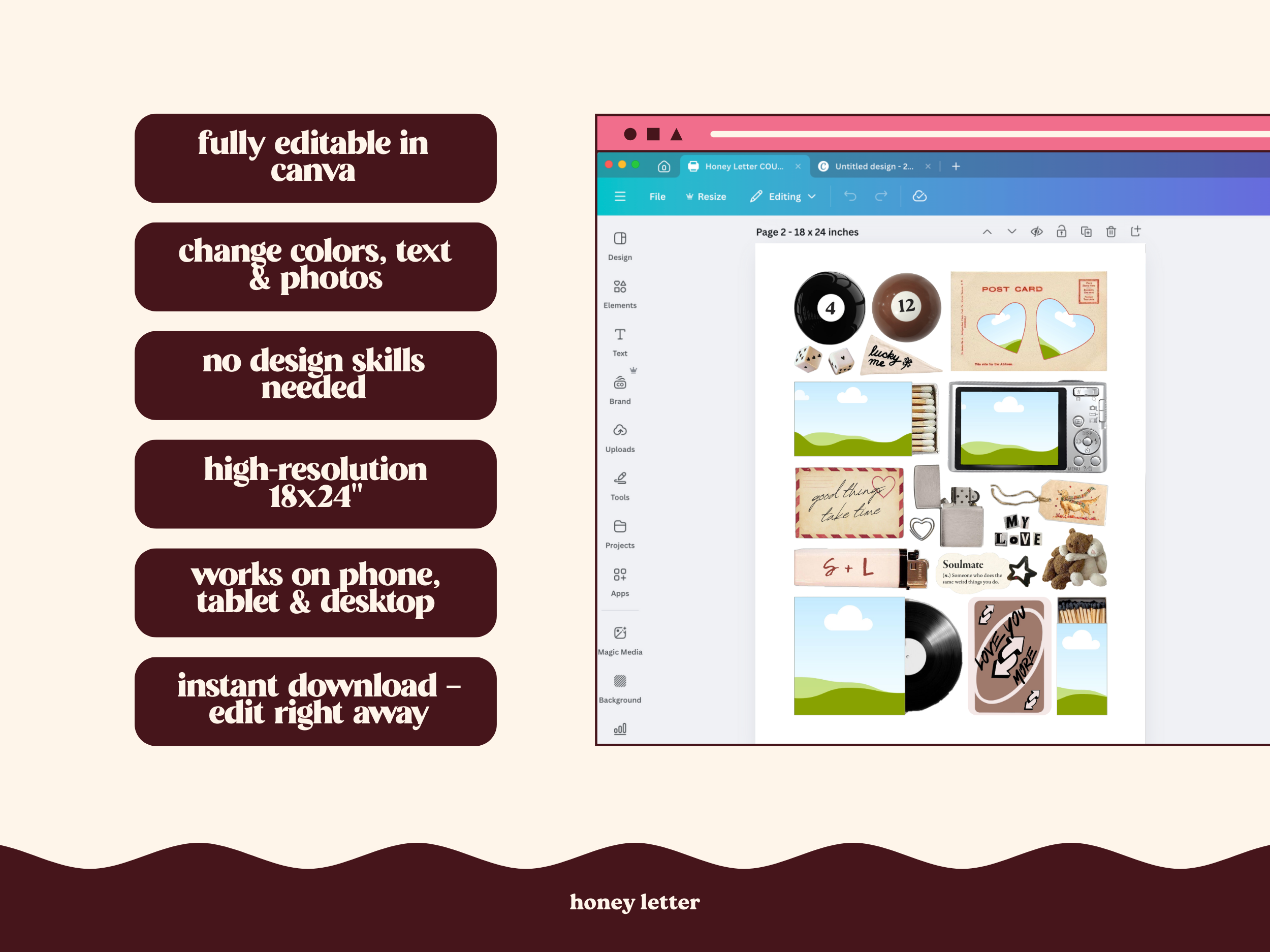 Couple Poster Template Bundle