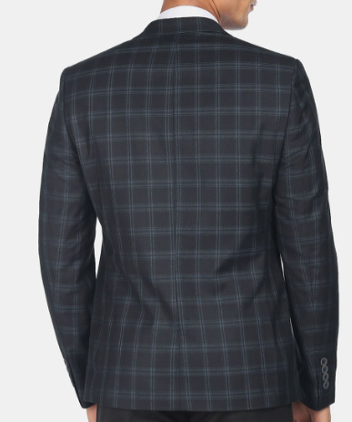 Men's Plaid Blazer
