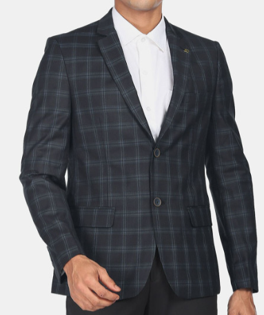 Men's Plaid Blazer