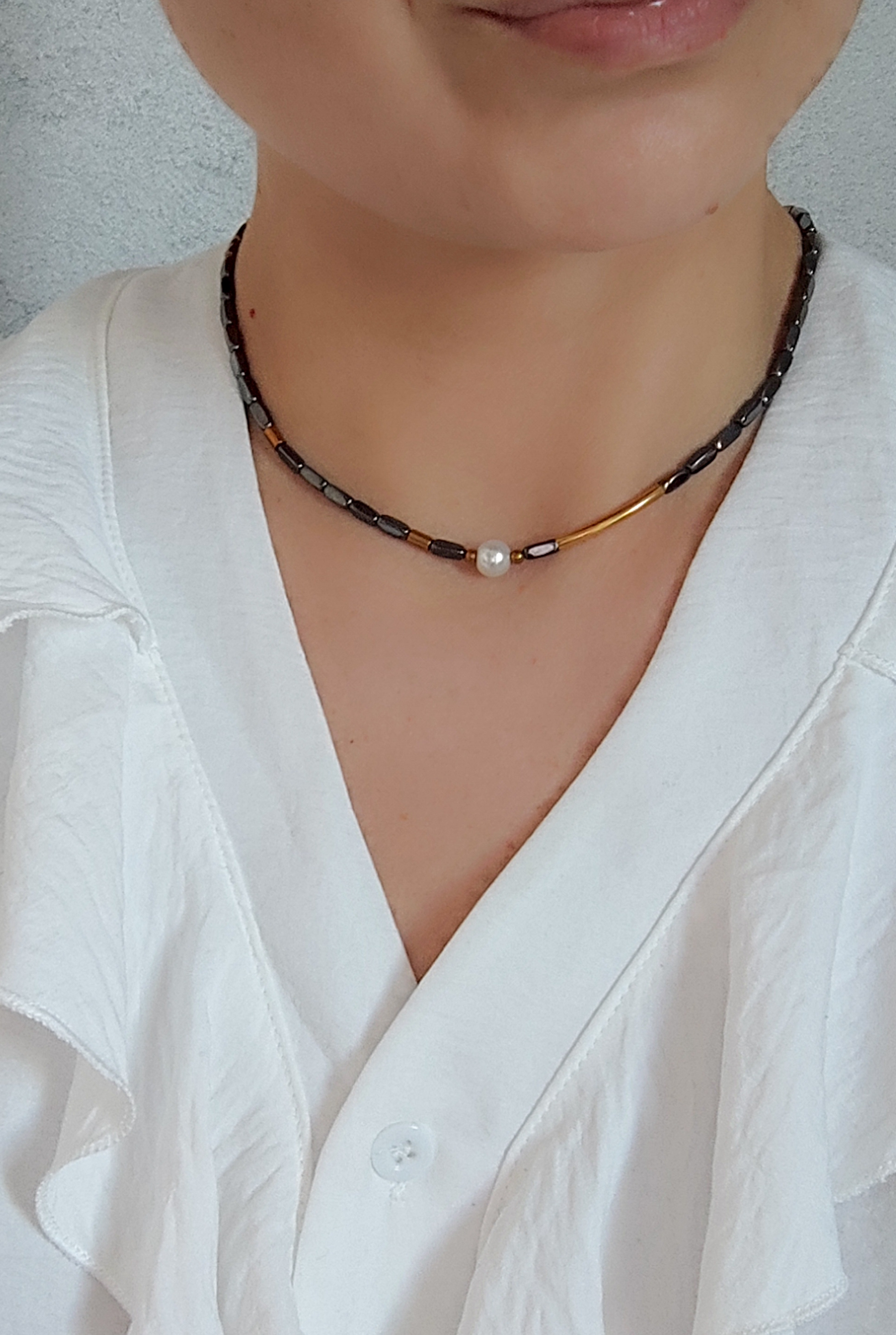 Elegantiškas hematito verinys