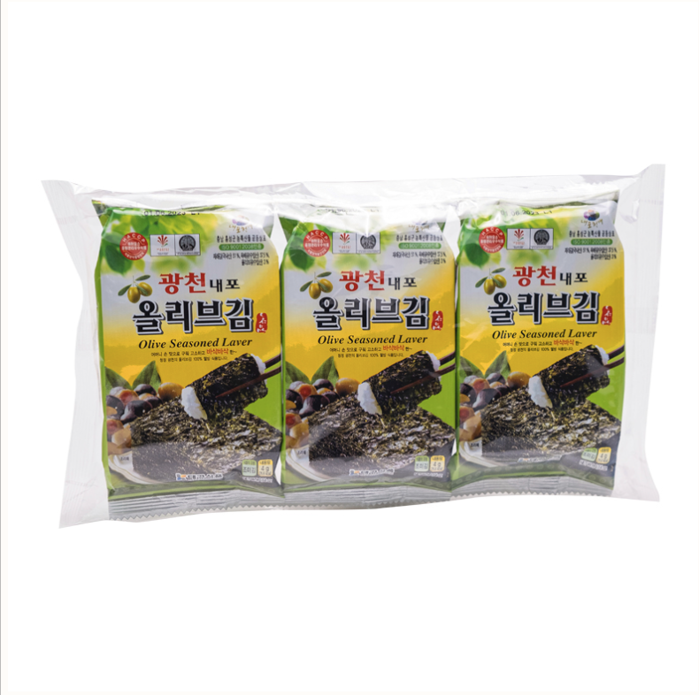 Seasoned Seaweed (Olive Oil) 24x12g (3x4g)