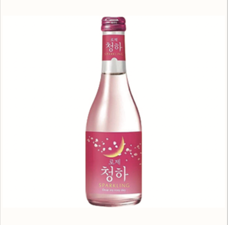 LOTTE Rosa Chung-Ha Rice Wine With Carbonation (7% Vol) 12x295ml