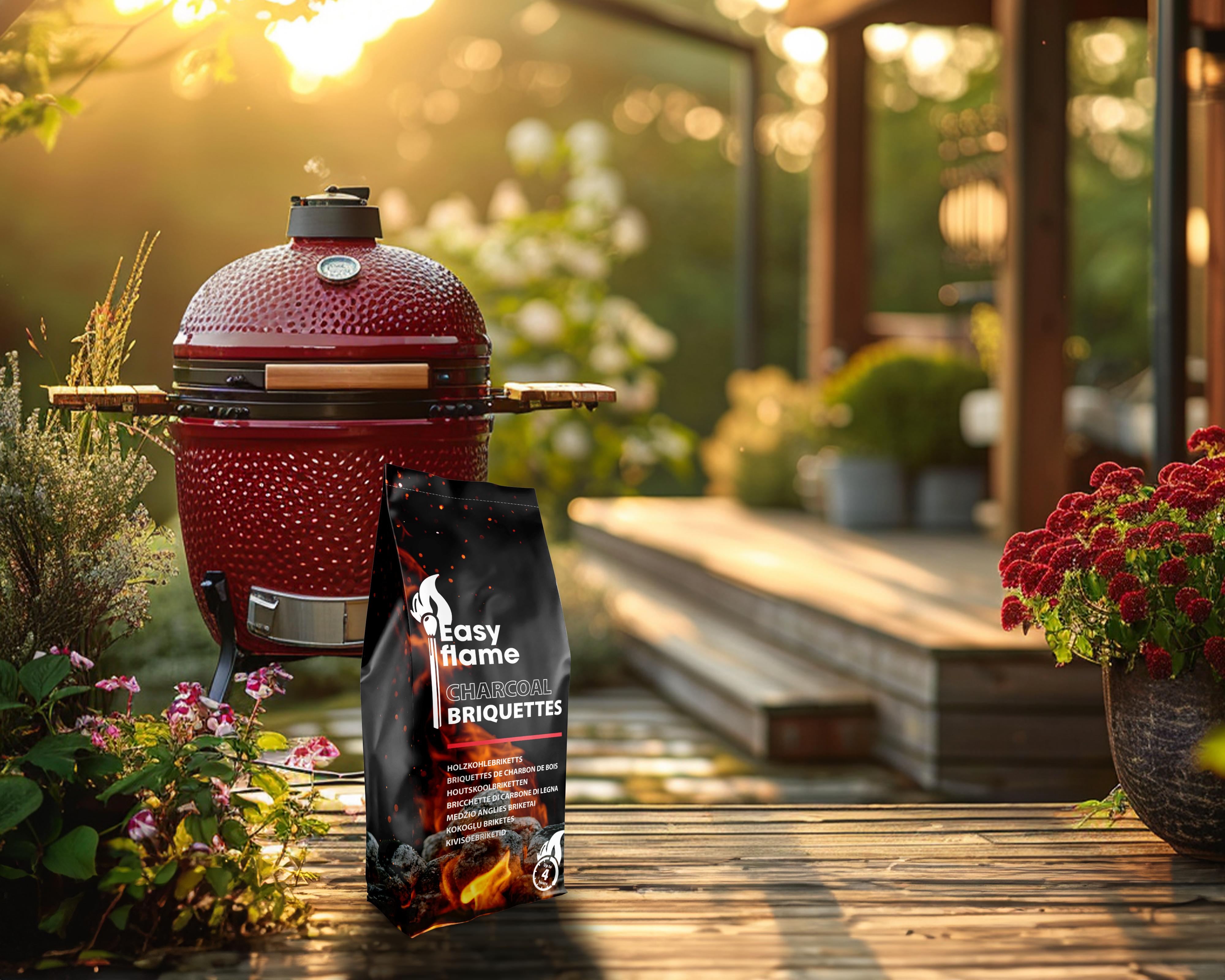 Easy Flame Charcoal Briquettes 