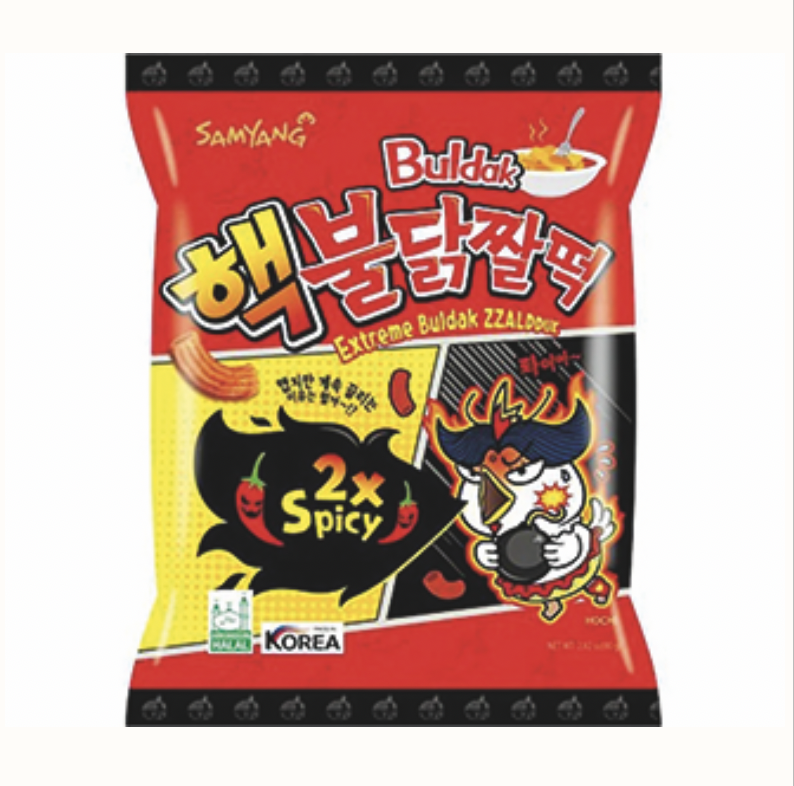 Samyang Extreme Zzal DDuck Snack (2x Spicy) 24x80g