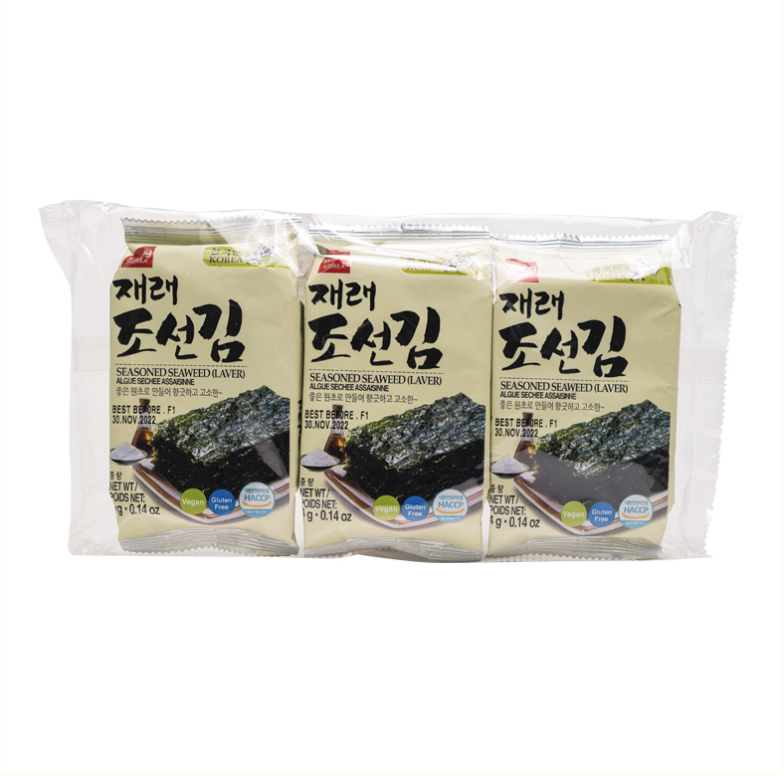 WANG Seasoned seaweed (Jaerae Chosun Gim)