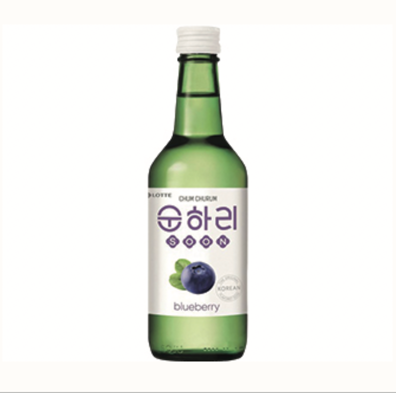 LOTTE Chum Churum Soju With Blueberry Flavor 20x350ml