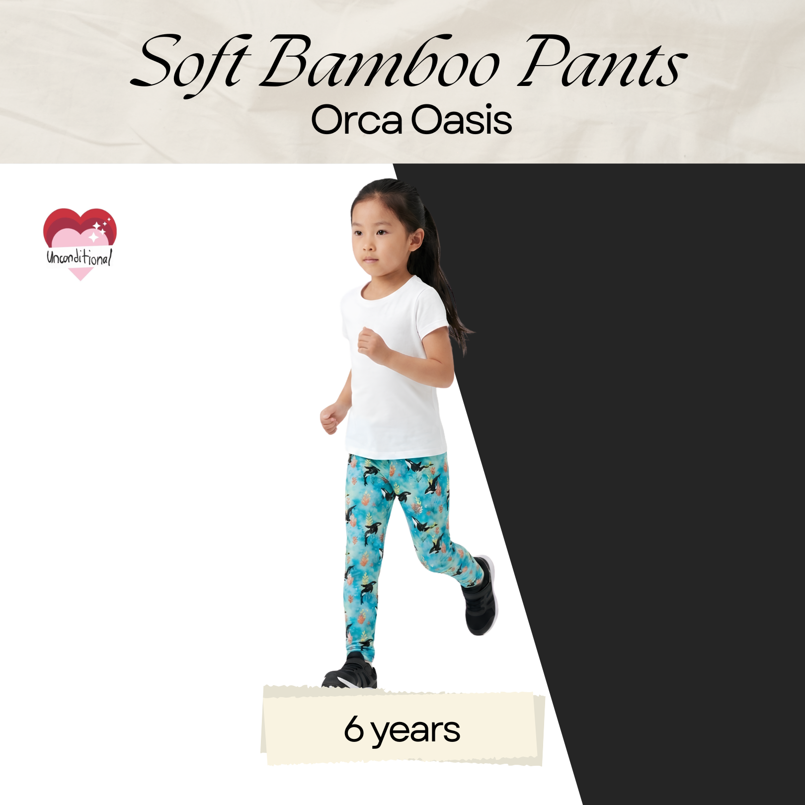 Soft Bamboo Long Pants - Orca Oasis