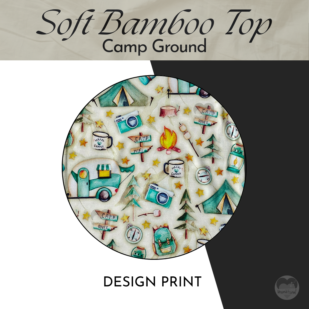 Soft Bamboo Top - Camp Ground