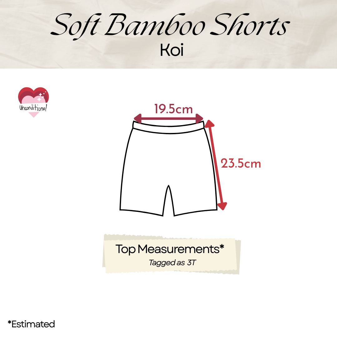 Soft Bamboo Short Pants - Koi