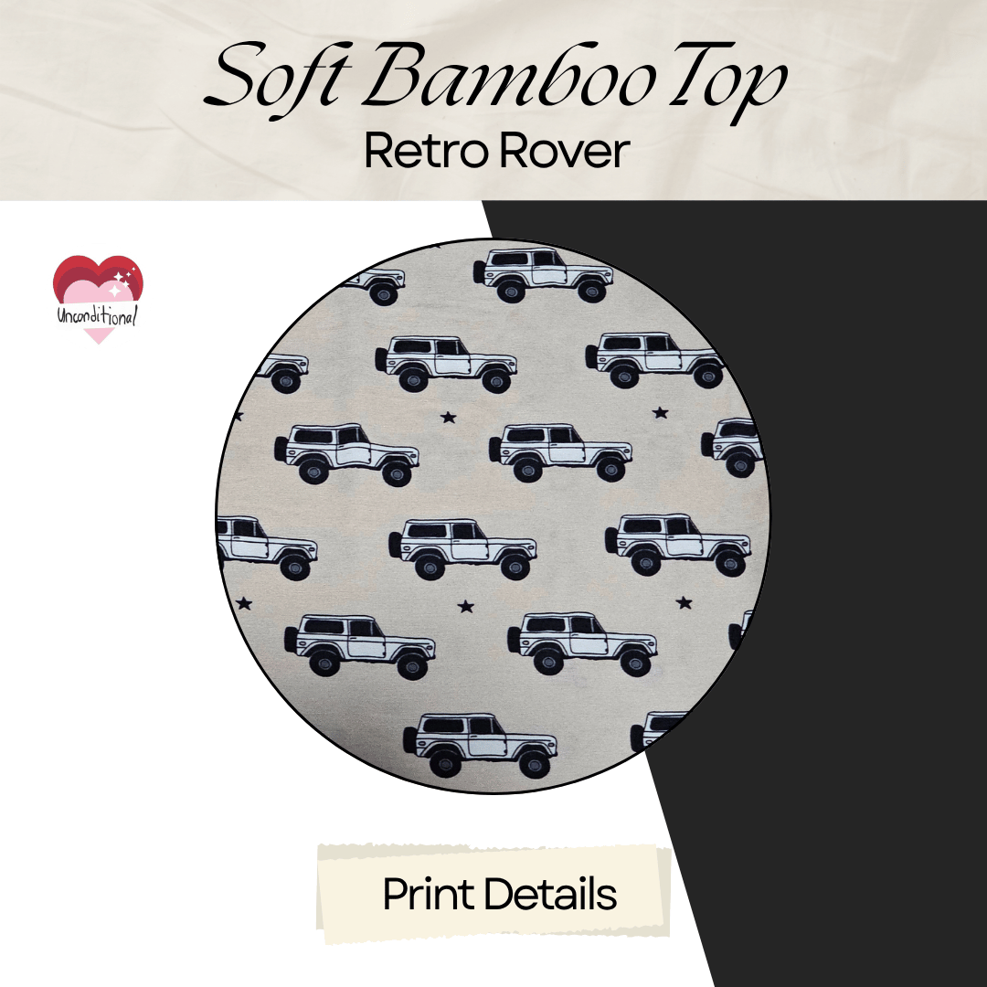 Soft Bamboo Long Sleeves Top - Retro Rover
