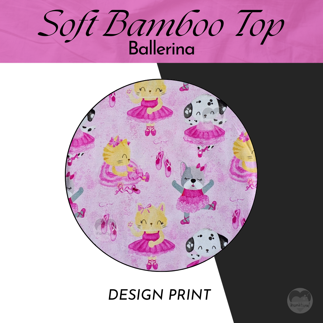 Soft Bamboo Top - Ballerina