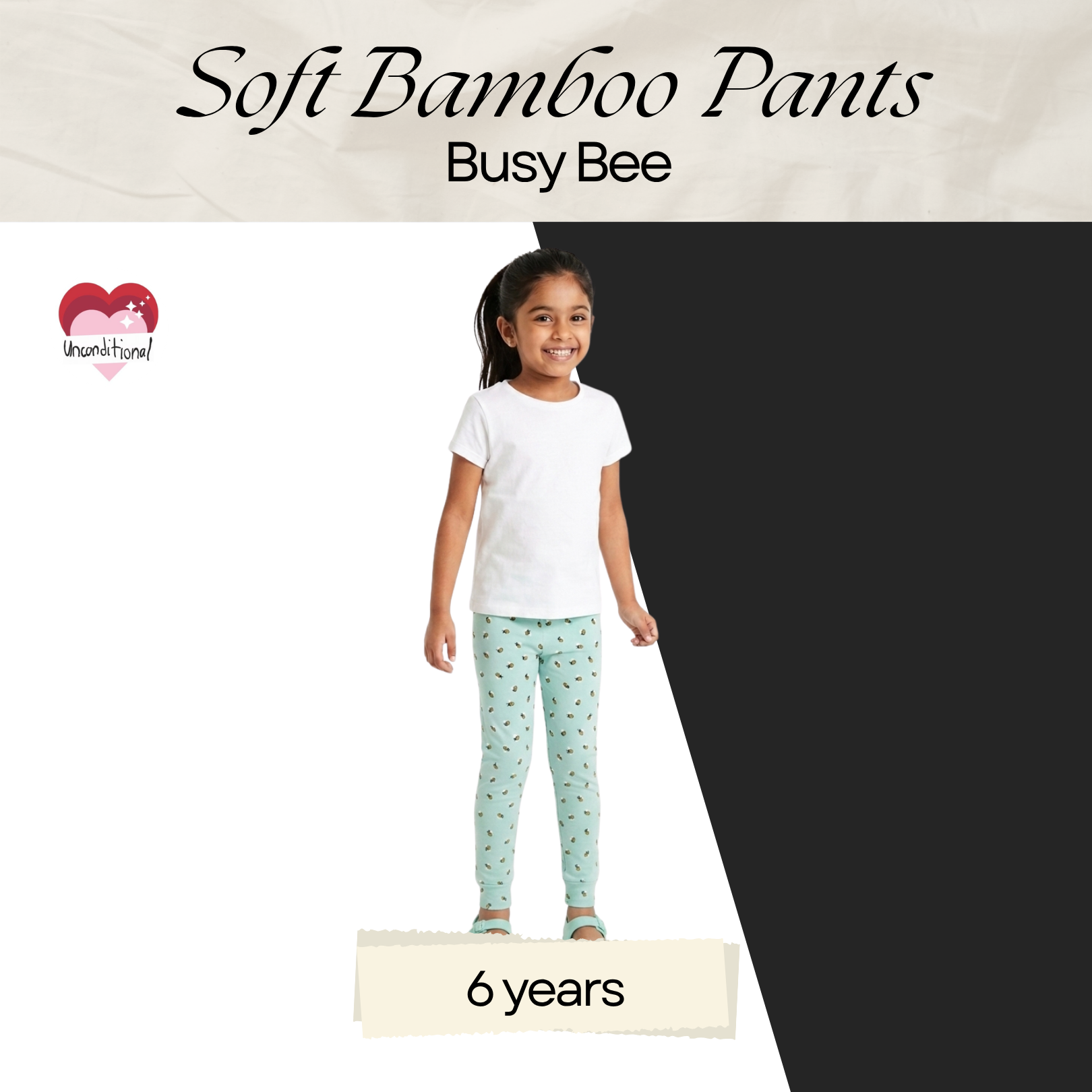Soft Bamboo Long Pants - Busy Bee