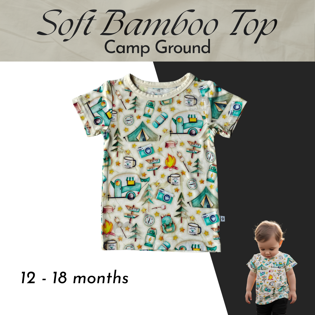 Soft Bamboo Top - Camp Ground