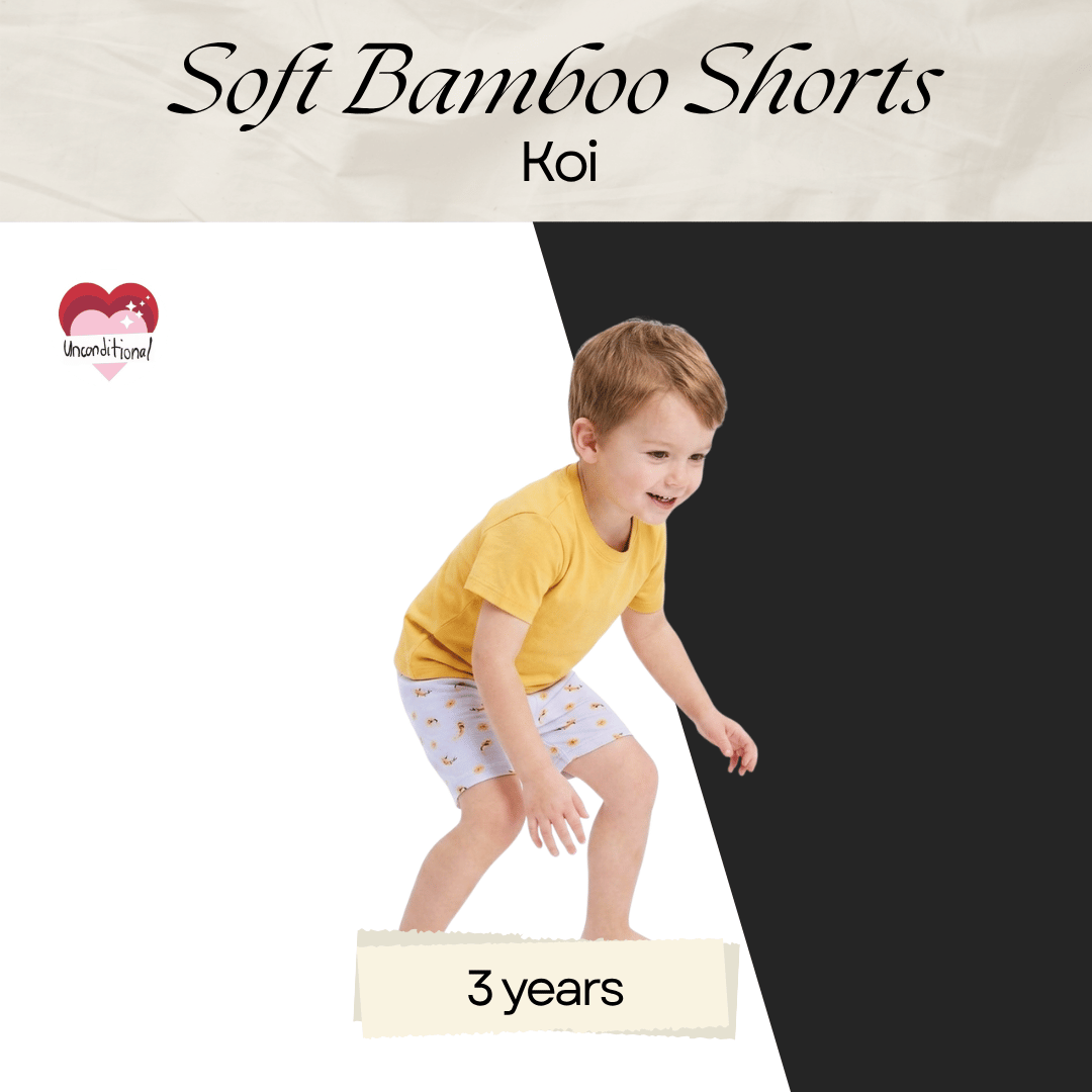 Soft Bamboo Short Pants - Koi