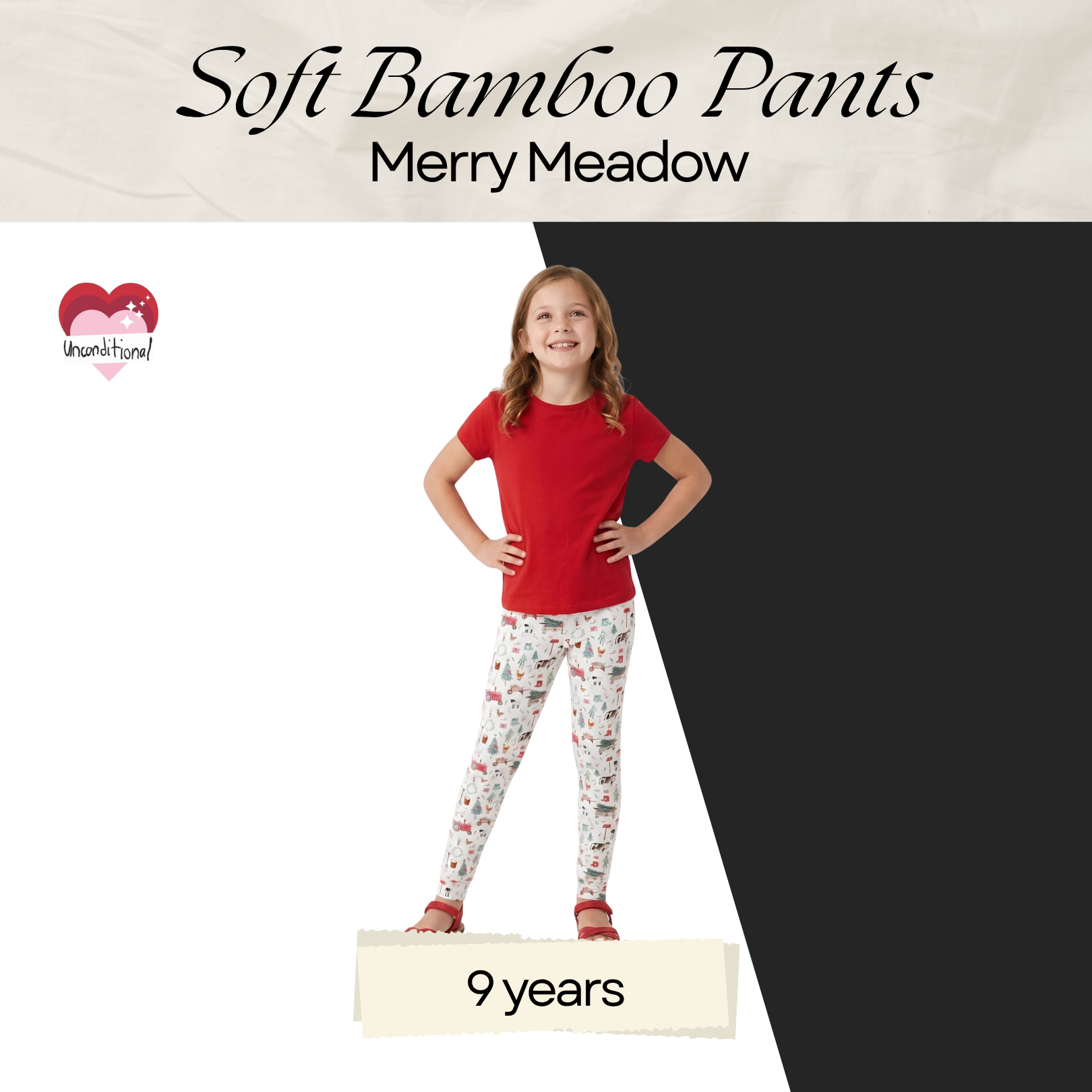 Soft Bamboo Long Pants - Merry Meadow