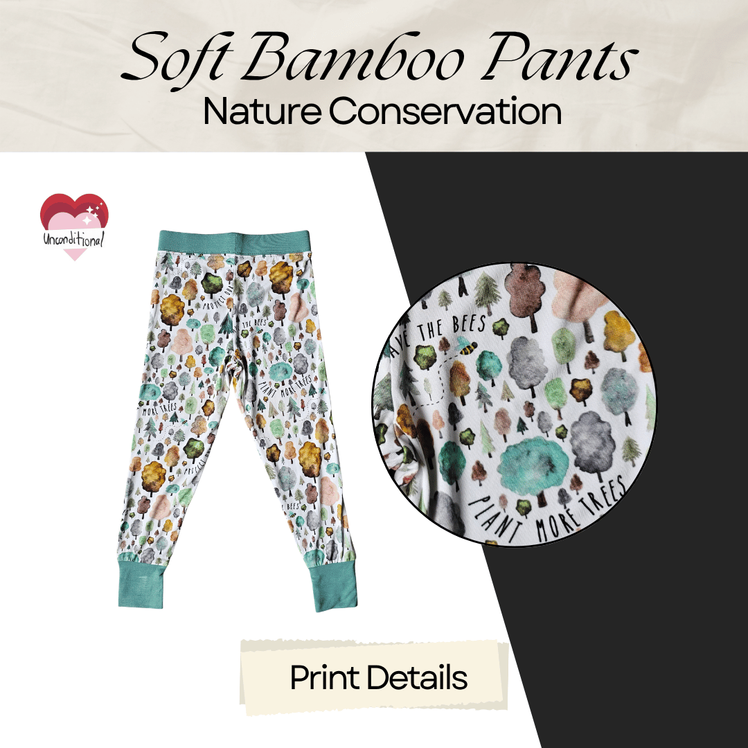 Soft Bamboo Long Pants - Nature Conservation