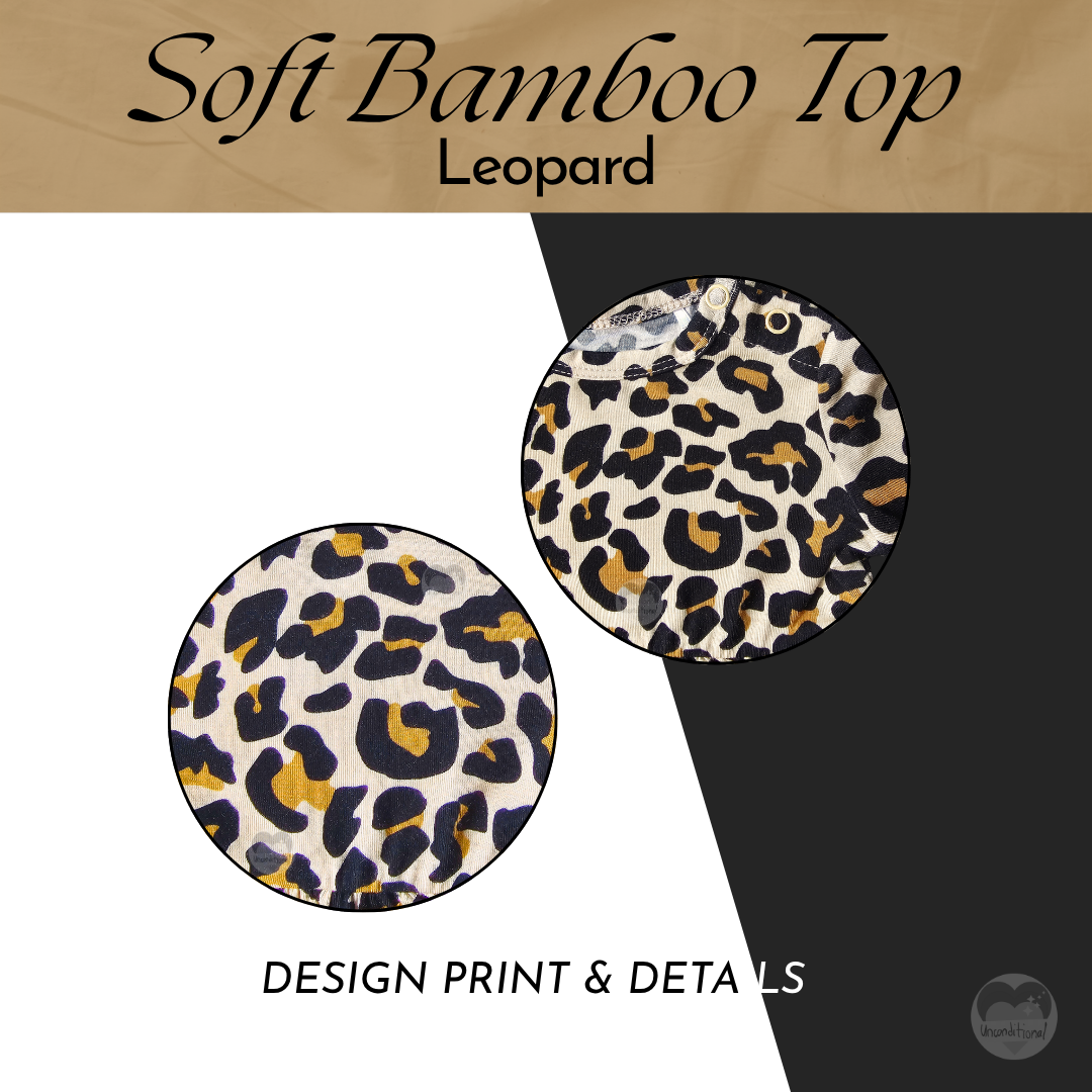 Soft Bamboo Top - Leopard