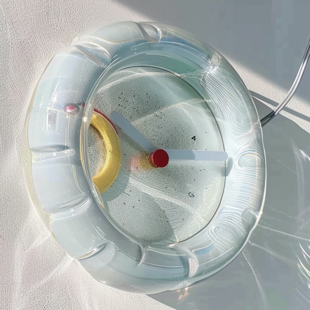 Modern Glass Wall Clock